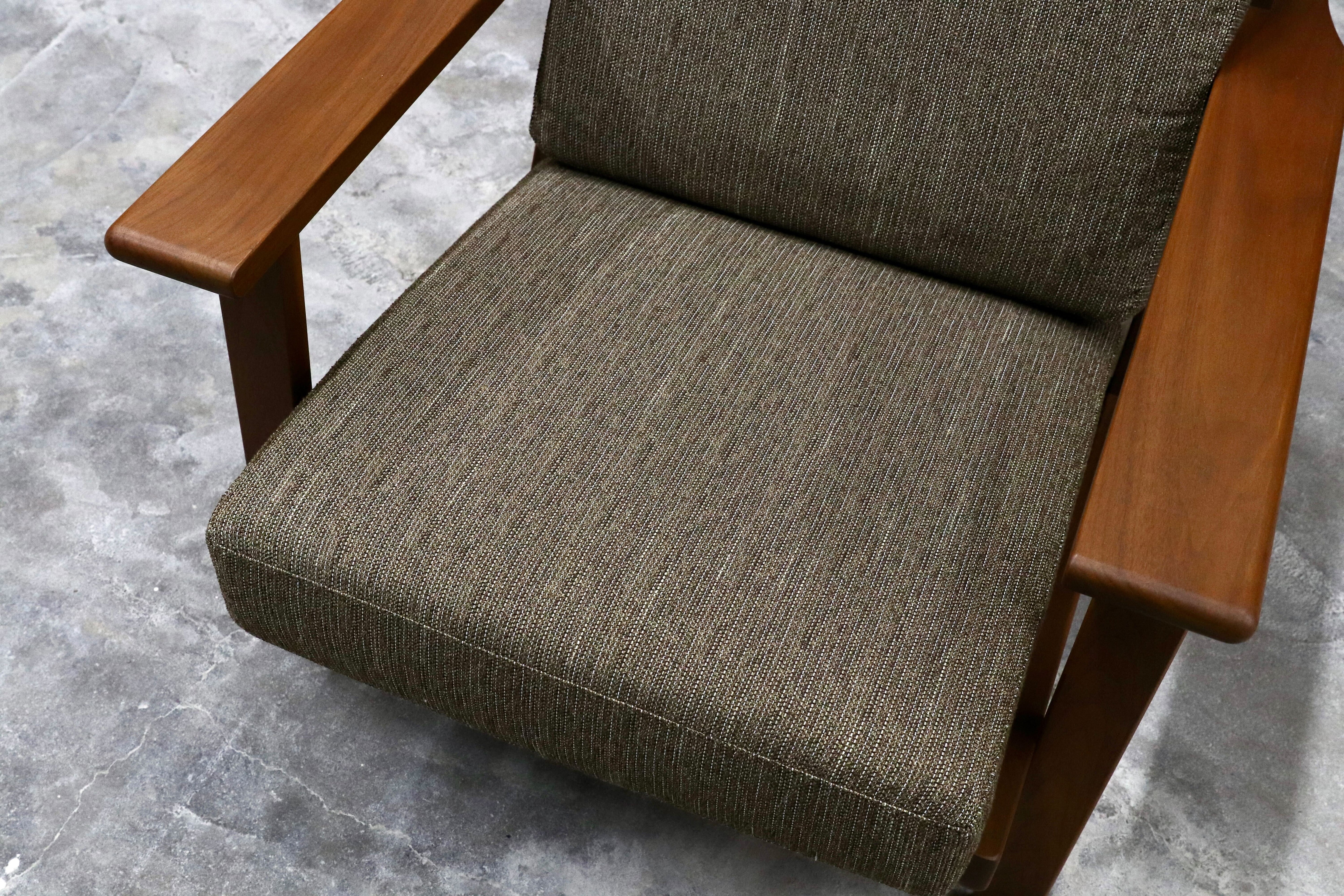 GMHS476○ナガノインテリア / NAGANO INTERIOR ツムギ 1人掛けソファ シングルソファ イージーチェア 北欧スタイル チェリー材 約15万