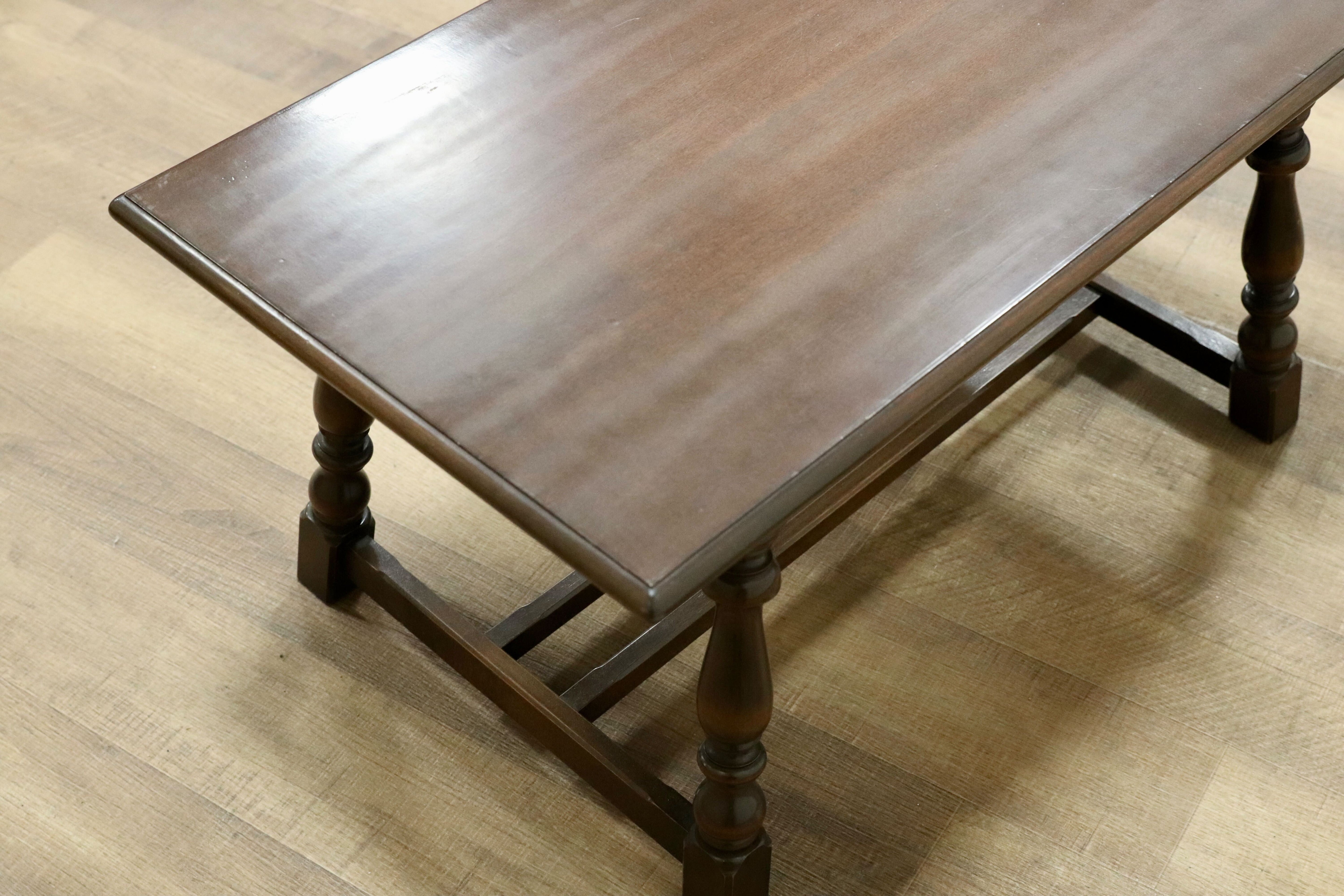 GMGH115○徳田家具 センターテーブル リビングテーブル ローテーブル コーヒーテーブル 超希少 レトロ アンティーク カントリー