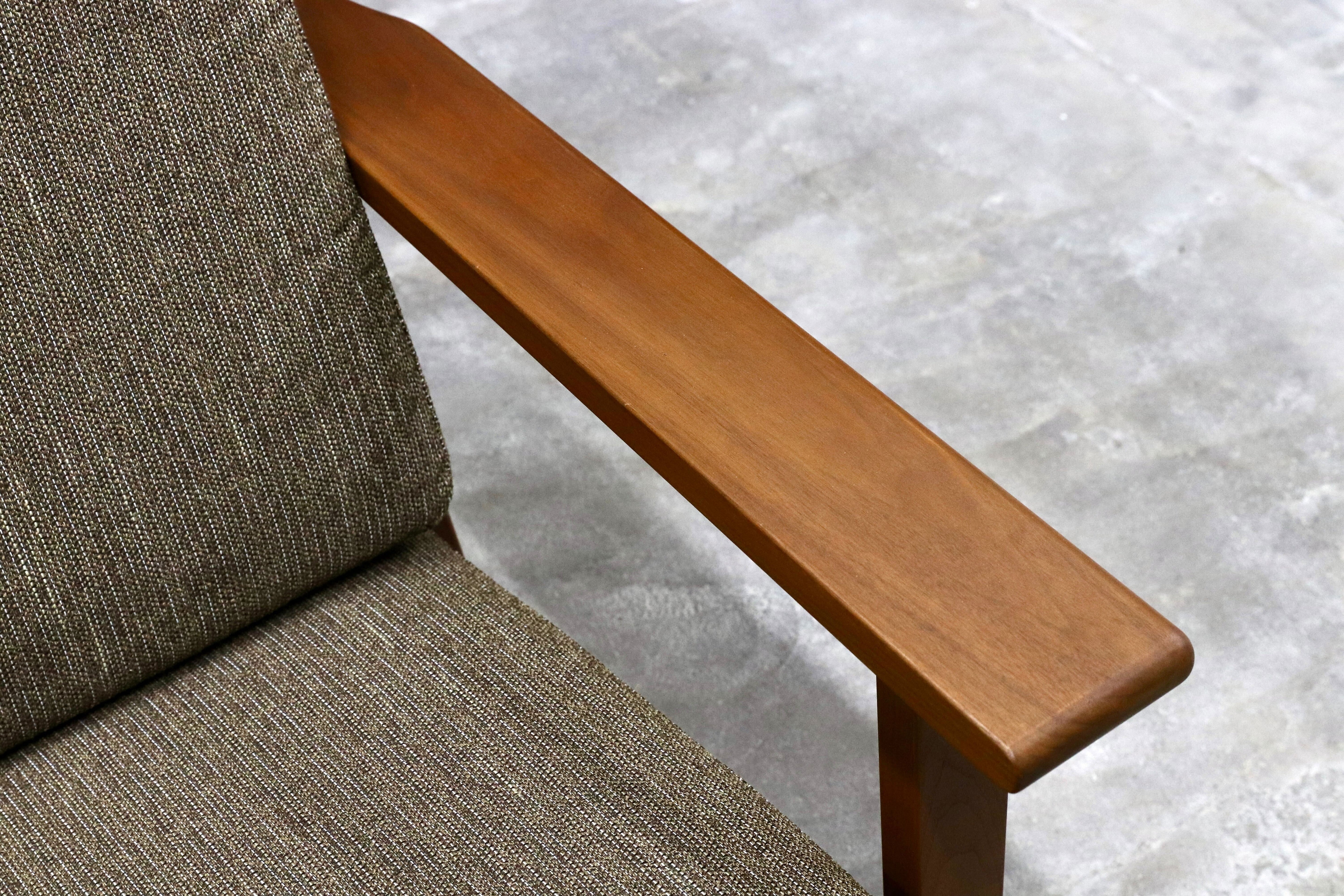 GMHS476○ナガノインテリア / NAGANO INTERIOR ツムギ 1人掛けソファ シングルソファ イージーチェア 北欧スタイル チェリー材 約15万