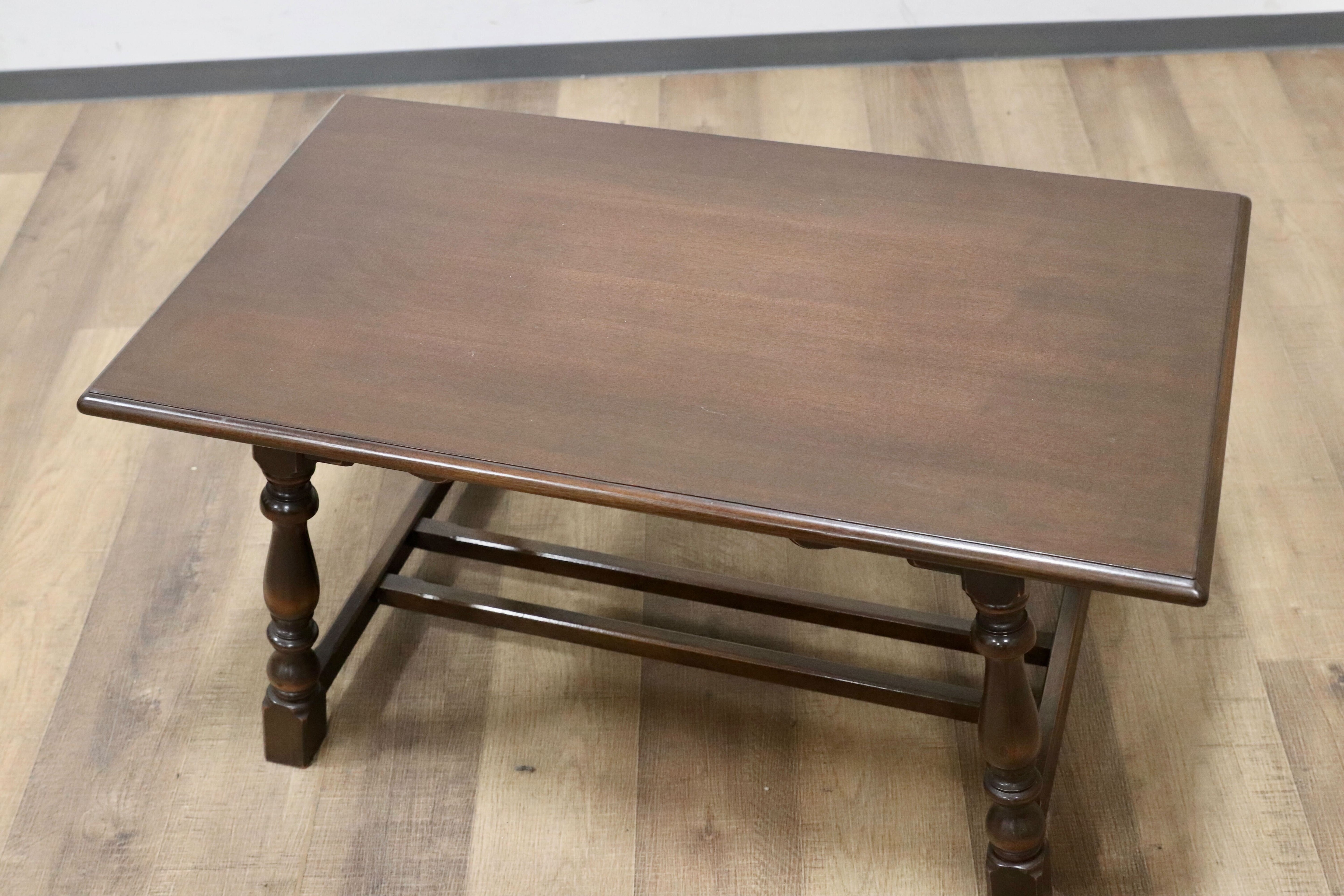 GMGH115○徳田家具 センターテーブル リビングテーブル ローテーブル コーヒーテーブル 超希少 レトロ アンティーク カントリー