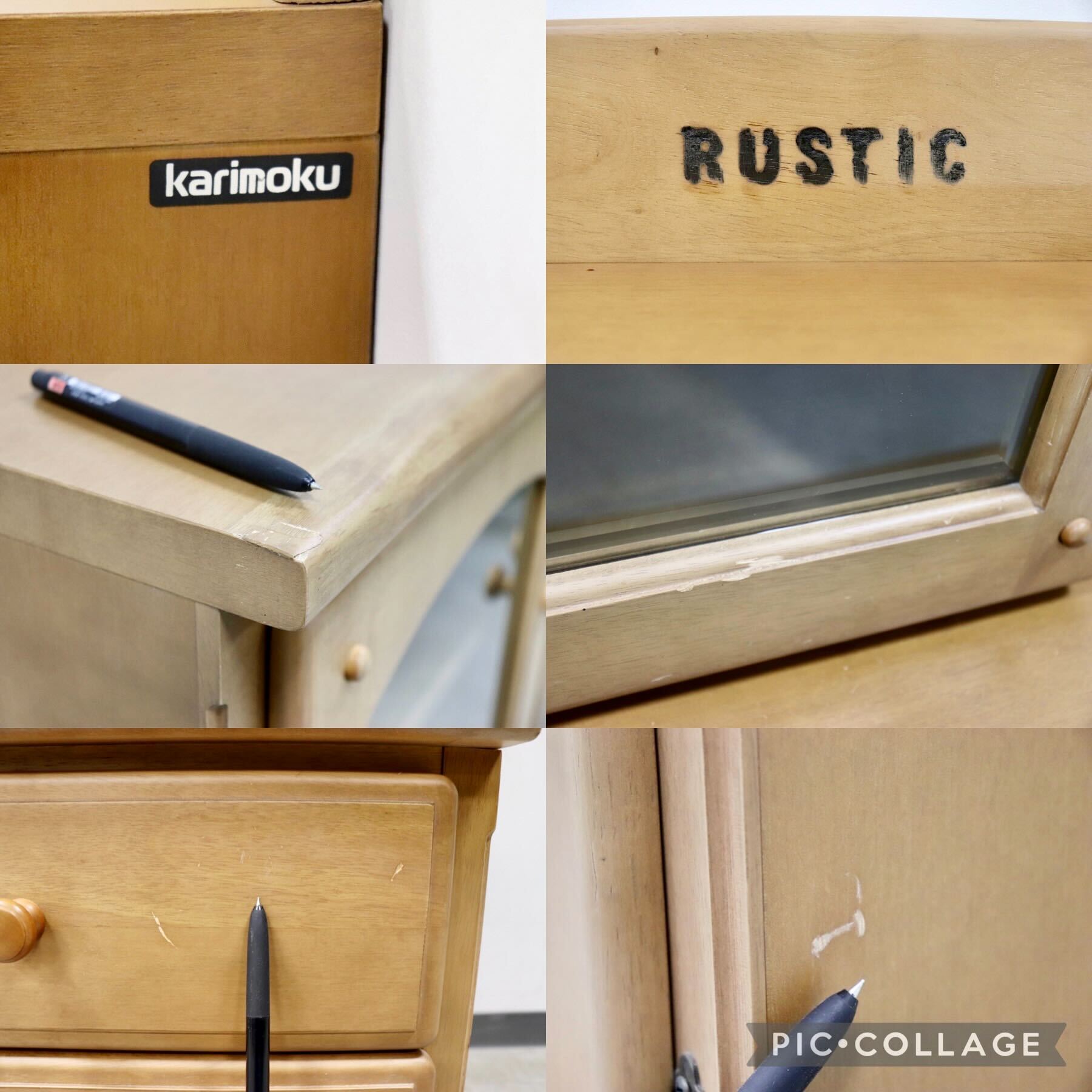 GMGK150○karimoku / カリモク RUSTIC ルスティック キャビネット 本棚 書棚 ブックシェルフ 飾り棚 収納棚 カントリー ナチュラル 廃番