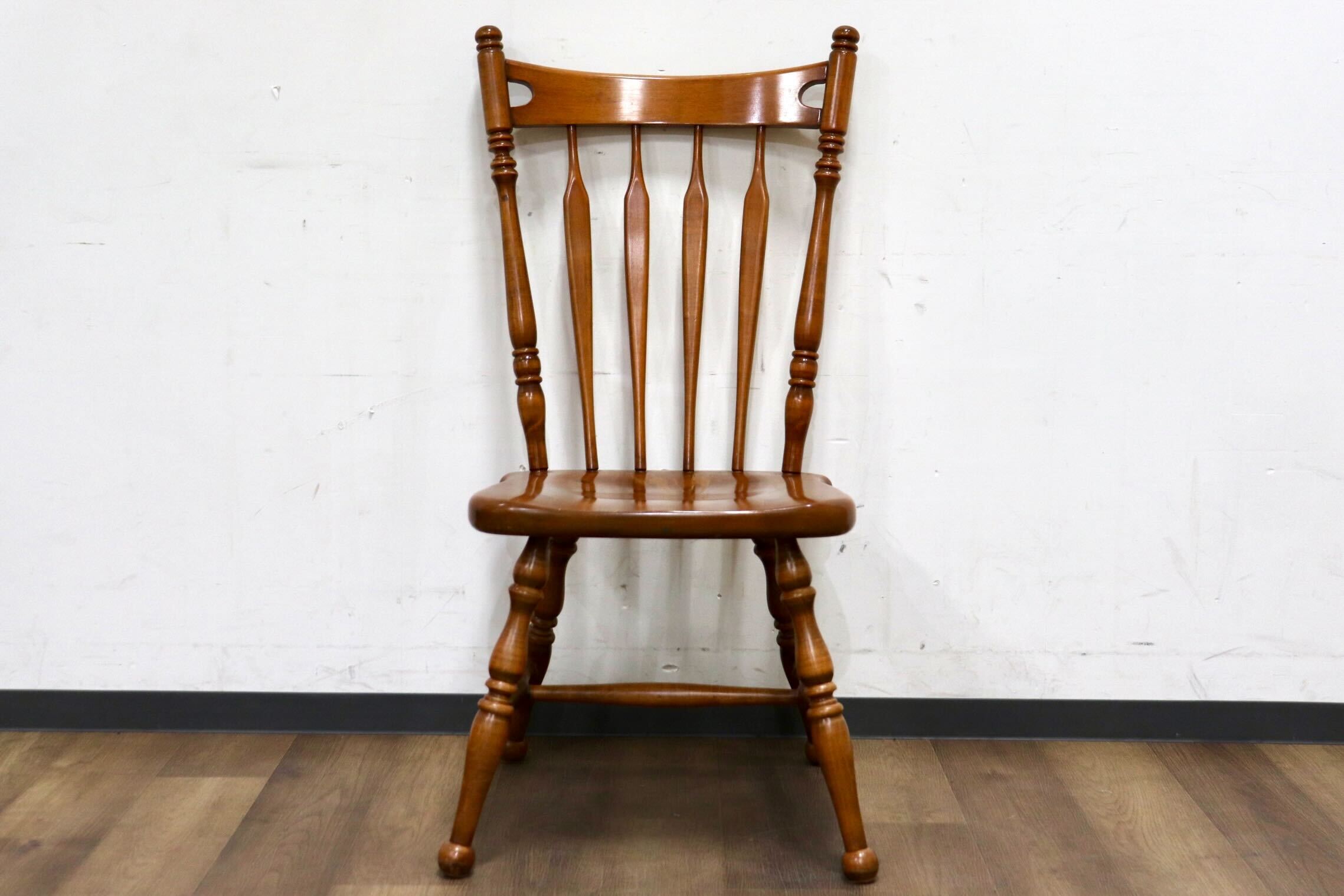 GMHH419C○ETHAN ALLEN / イーセンアーレン ウィンザーチェア ダイニングチェア ハイバックチェア チェア 椅子 US クラシック ヴィンテージ