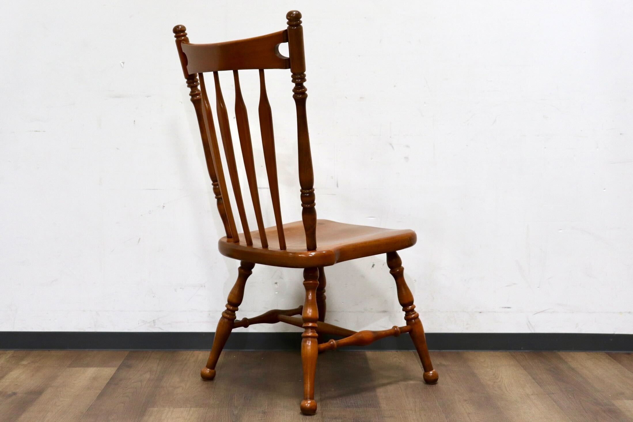 GMHH419C○ETHAN ALLEN / イーセンアーレン ウィンザーチェア ダイニングチェア ハイバックチェア チェア 椅子 US クラシック ヴィンテージ