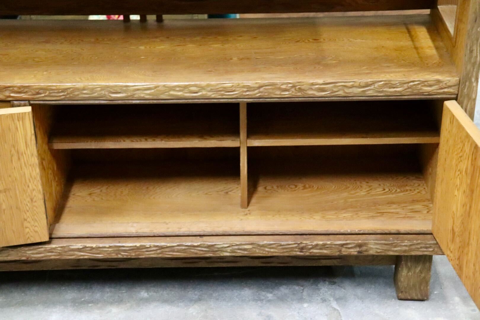 GMIH496A○世界遺産屋久杉 サイドボード 茶棚 茶箪笥 飾り棚 和家具 和室 座敷 古民家 和モダン キャビネット レトロ