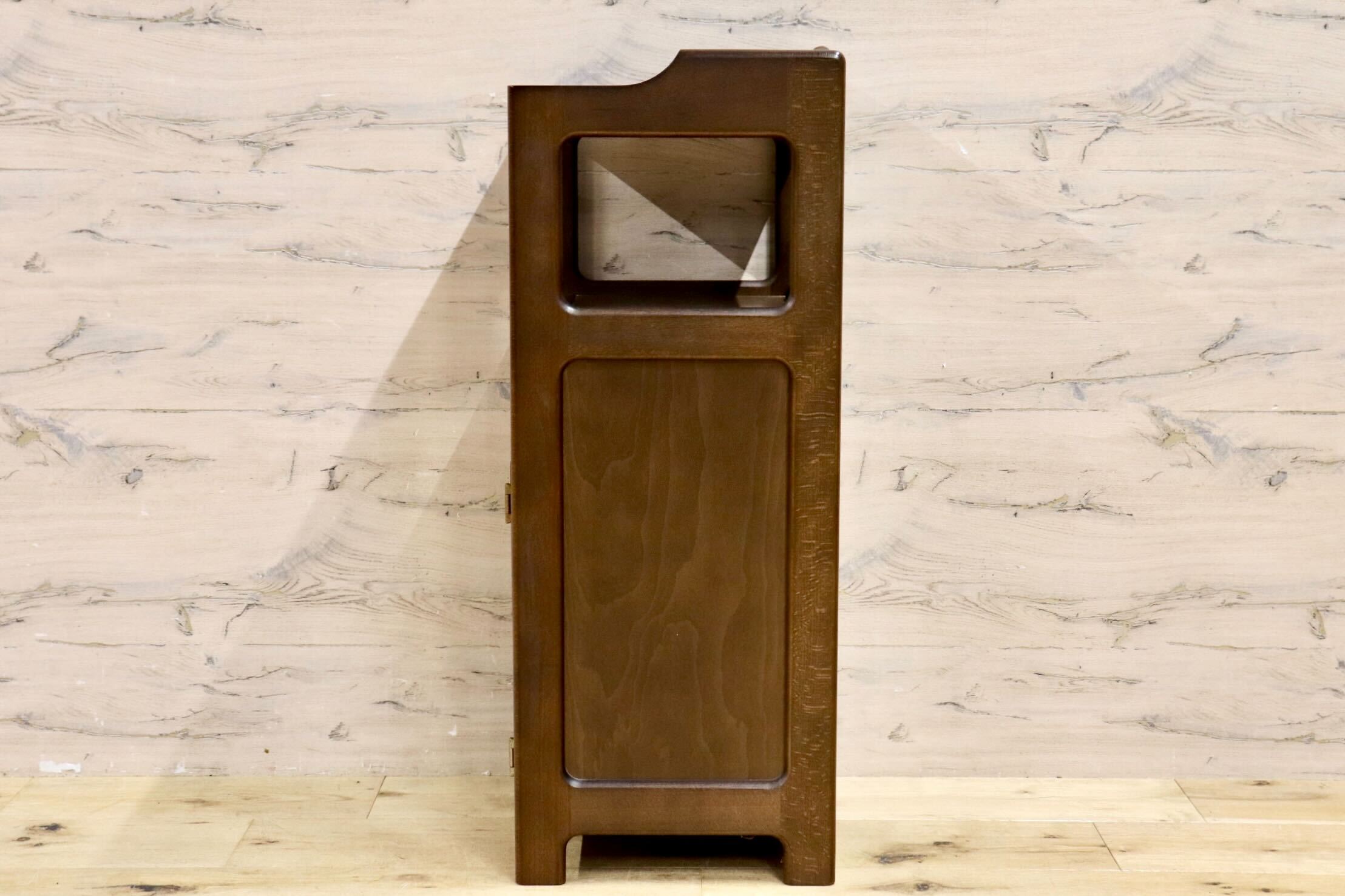 GMIH277B○karimoku / カリモク 電話台 FAX台 花台 飾り棚 リビング収納 引出し クラシック レトロ 国産家具