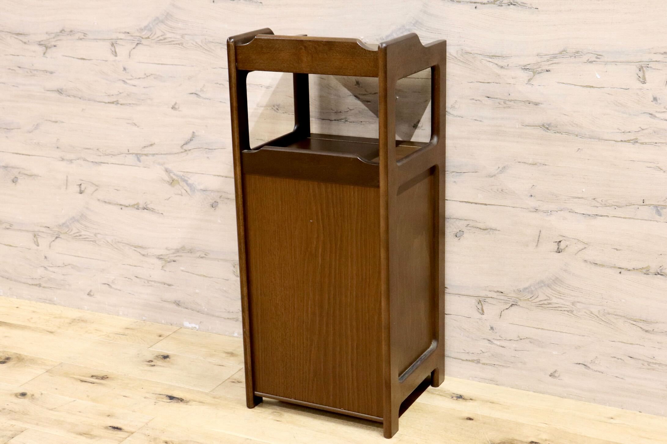 GMIH277B○karimoku / カリモク 電話台 FAX台 花台 飾り棚 リビング収納 引出し クラシック レトロ 国産家具