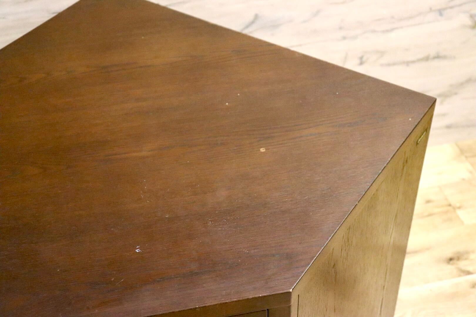 GMHN182B○domani / ドマーニ Morganton モーガントン コーナーキャビネット ヒッコリーブラウン カリモク最高峰 クラシック アンティーク