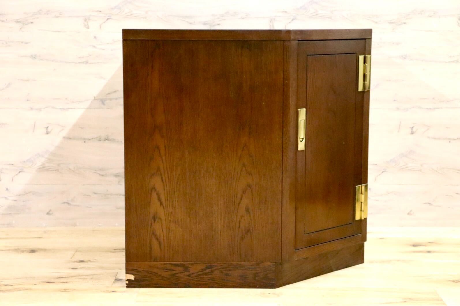 GMHN182B○domani / ドマーニ Morganton モーガントン コーナーキャビネット ヒッコリーブラウン カリモク最高峰 クラシック アンティーク