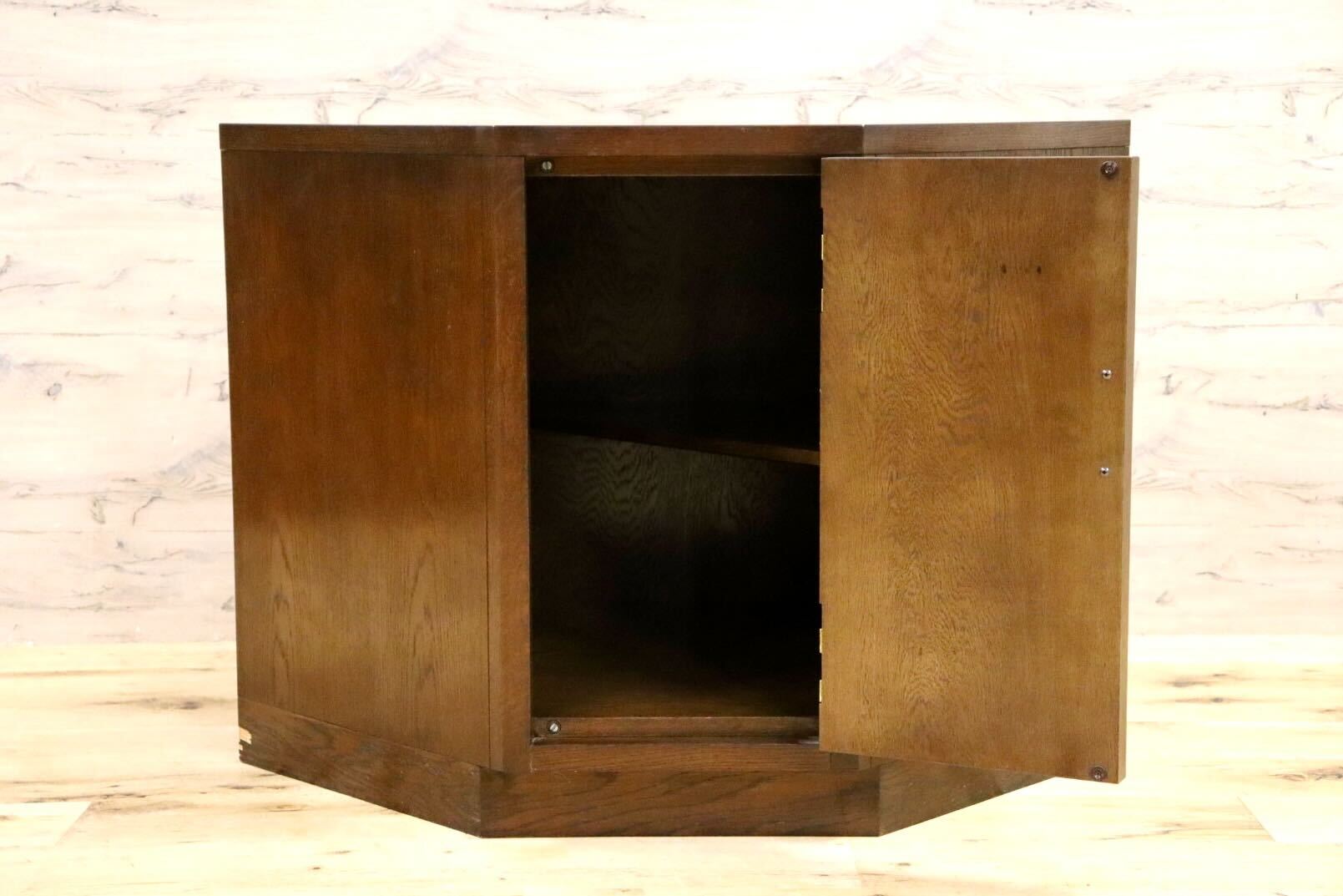 GMHN182B○domani / ドマーニ Morganton モーガントン コーナーキャビネット ヒッコリーブラウン カリモク最高峰 クラシック アンティーク