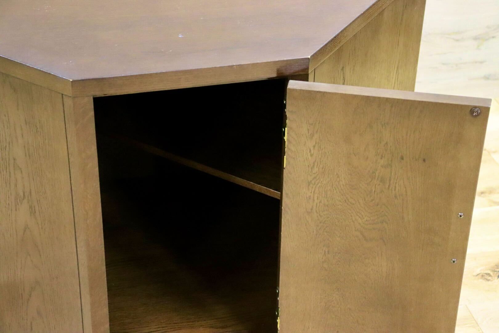 GMHN182B○domani / ドマーニ Morganton モーガントン コーナーキャビネット ヒッコリーブラウン カリモク最高峰 クラシック アンティーク