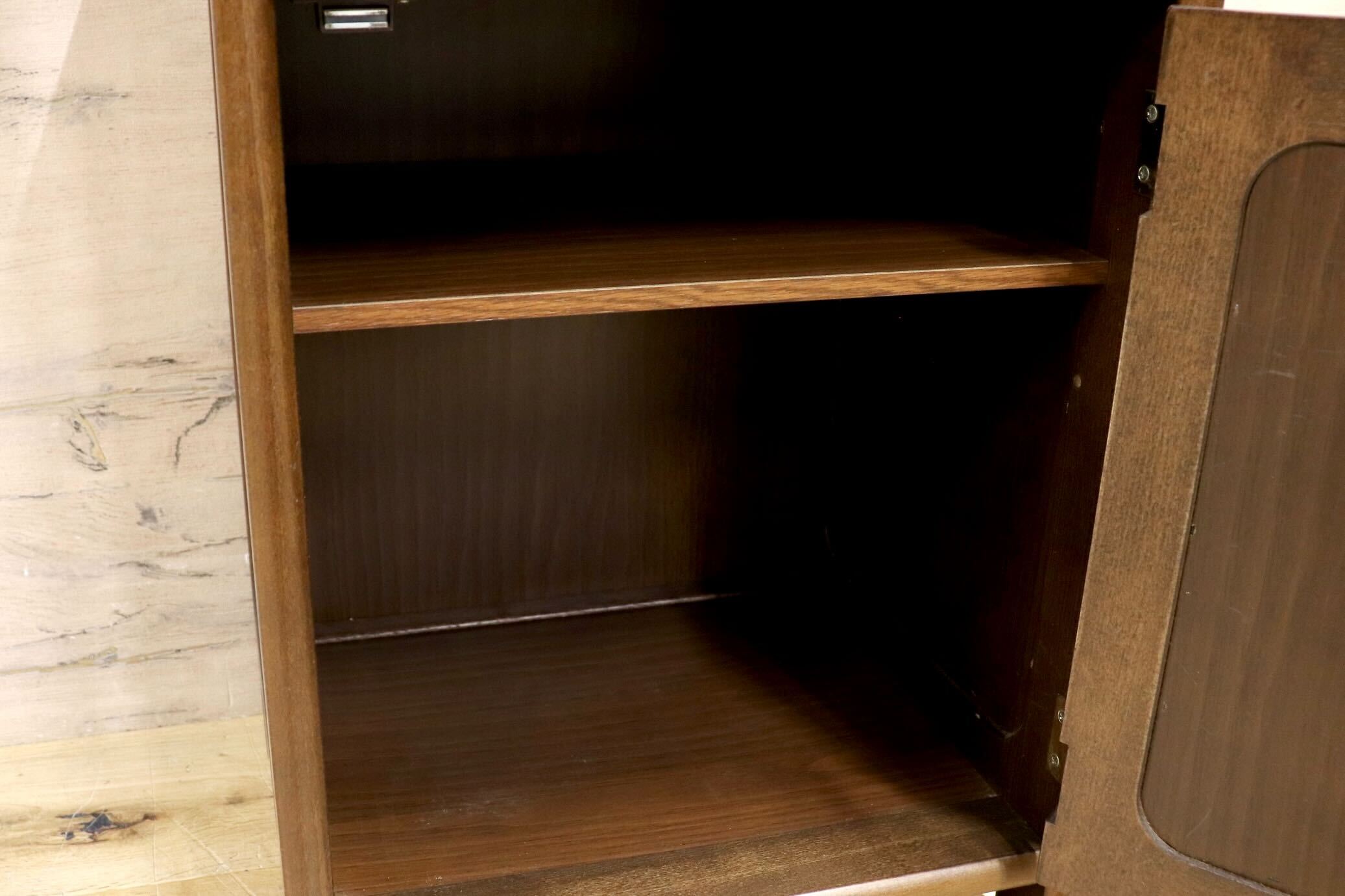 GMIH277B○karimoku / カリモク 電話台 FAX台 花台 飾り棚 リビング収納 引出し クラシック レトロ 国産家具