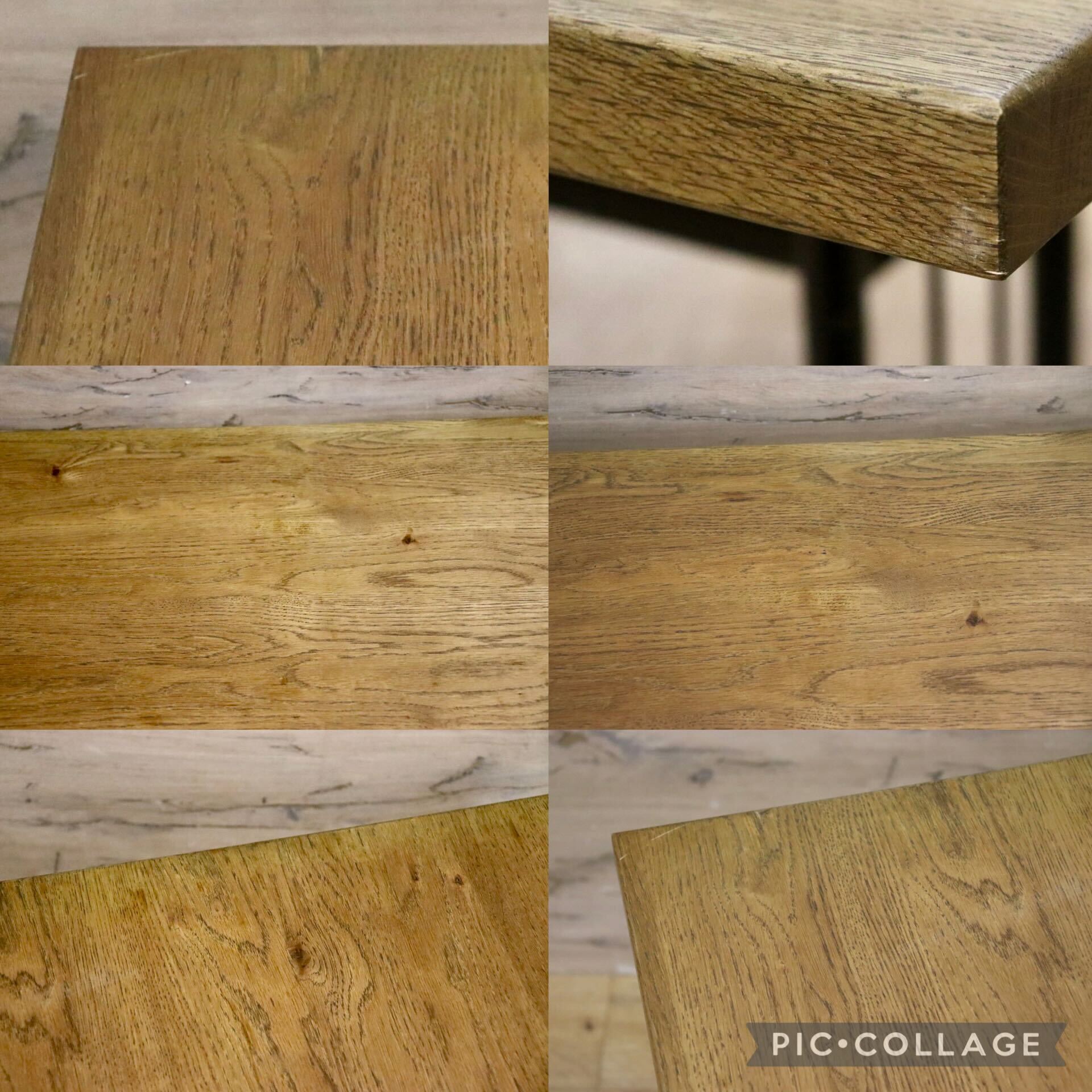 GMIH333○CRASH GATE / クラッシュゲート GRIT グリット ダイニングテーブル 食卓テーブル オーク材 ノットアンティークス 定価約7.7万