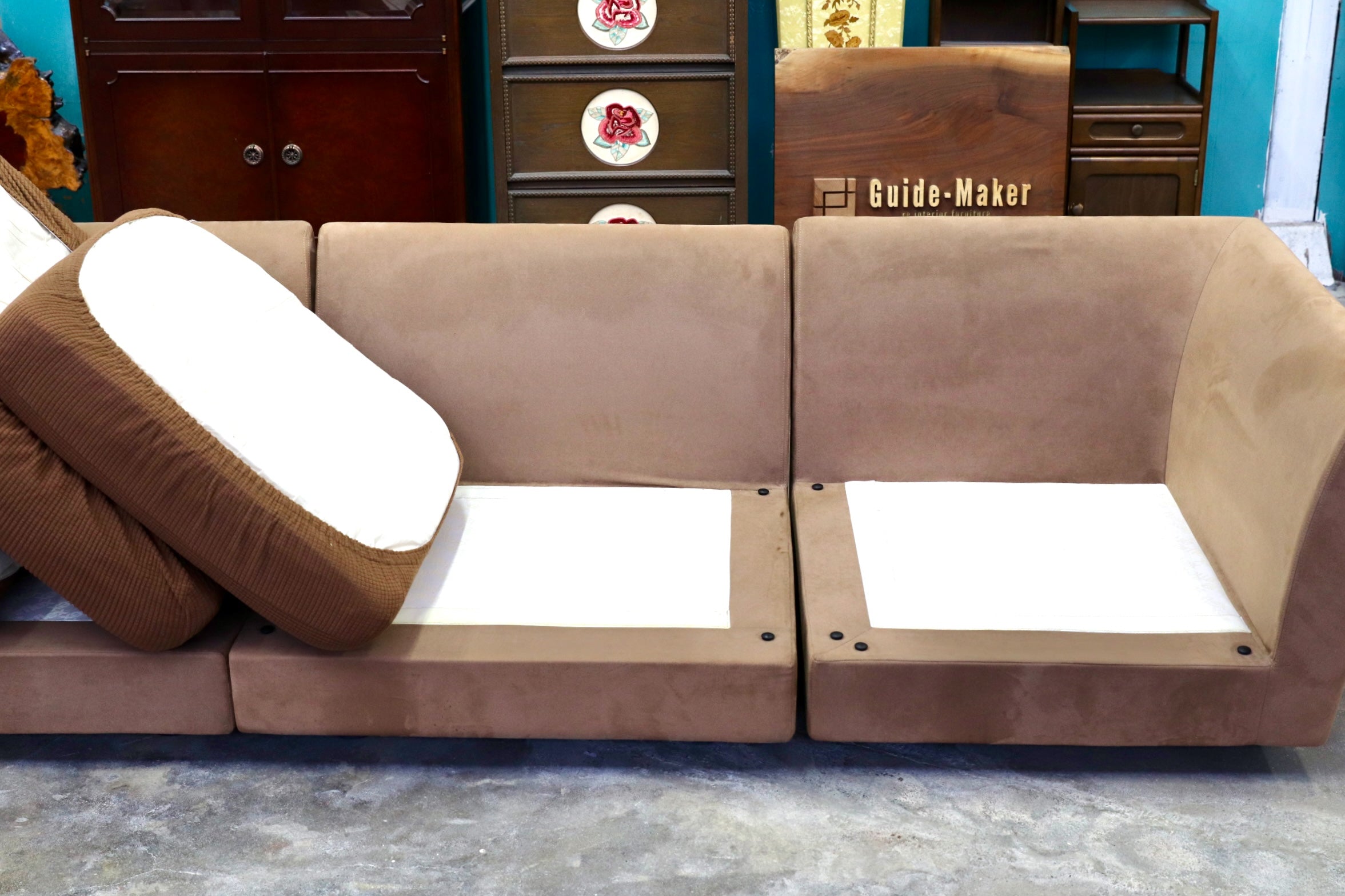 GMJK36A○arflex / アルフレックス A・SOFA エーソファ 3人掛けソファ フェザークッション 訳あり