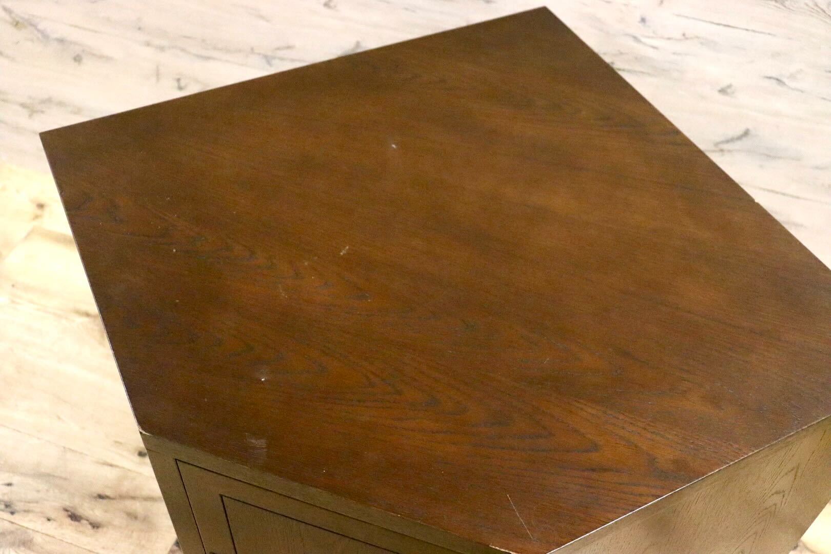 GMHN182C○domani / ドマーニ Morganton モーガントン コーナーキャビネット ヒッコリーブラウン カリモク最高峰 クラシック アンティーク