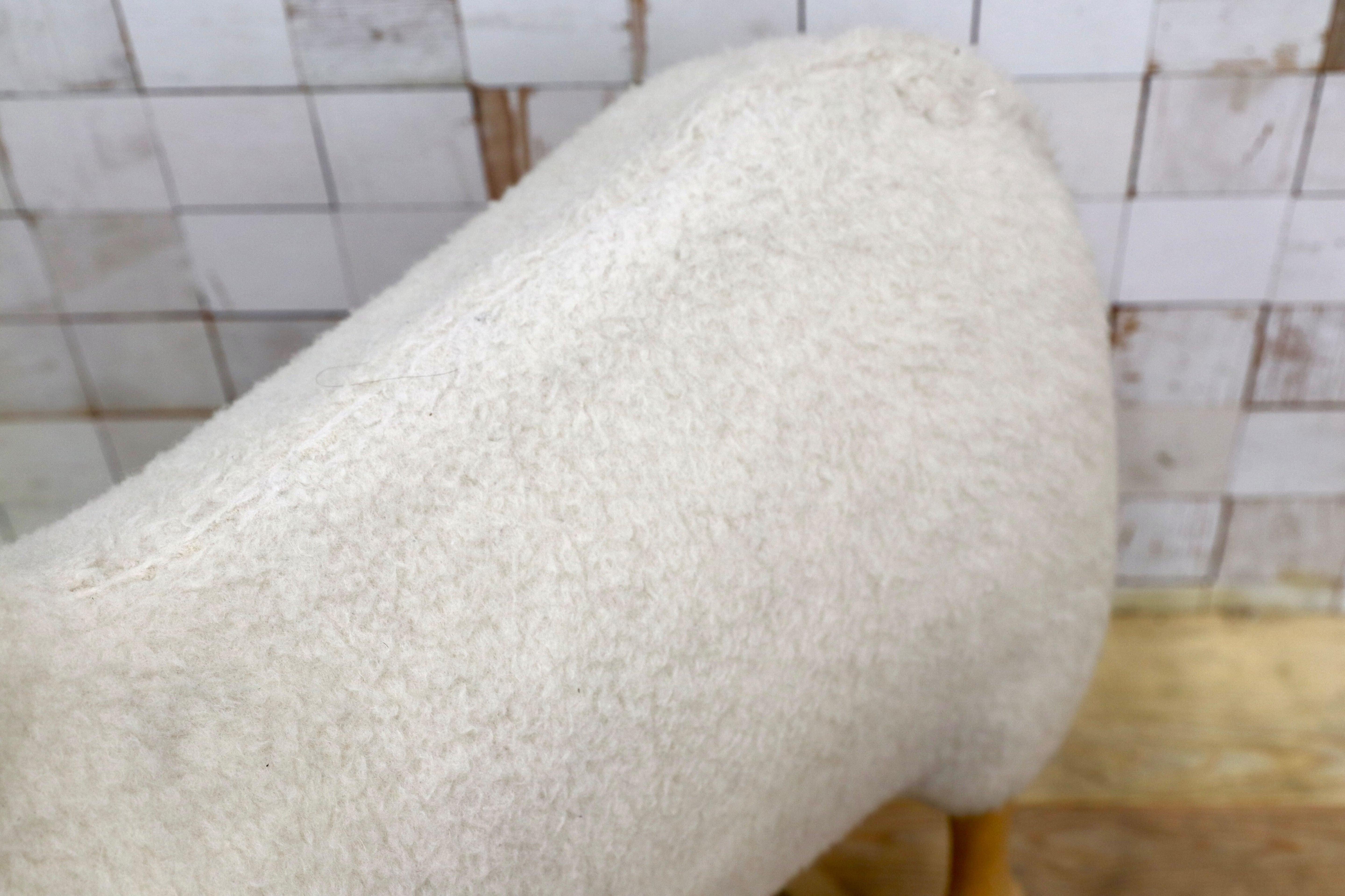 GMIS450A○Hanns-Peter Krafft ハンス・ペーター・クラフト ドイツ製 Meier Germany マイヤー ブナ材 羊 スツール 超レア