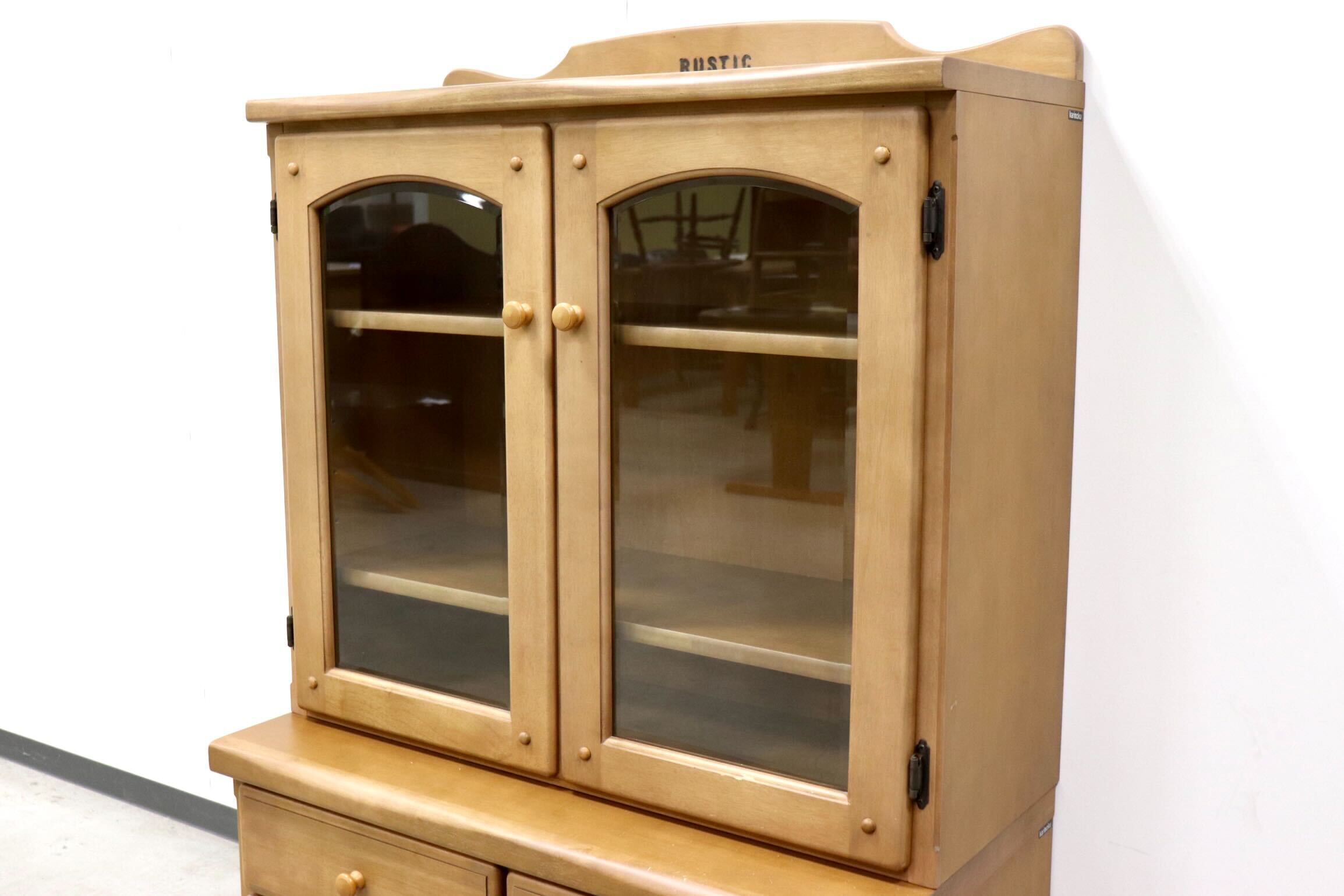 GMGK150○karimoku / カリモク RUSTIC ルスティック キャビネット 本棚 書棚 ブックシェルフ 飾り棚 収納棚 カントリー ナチュラル 廃番