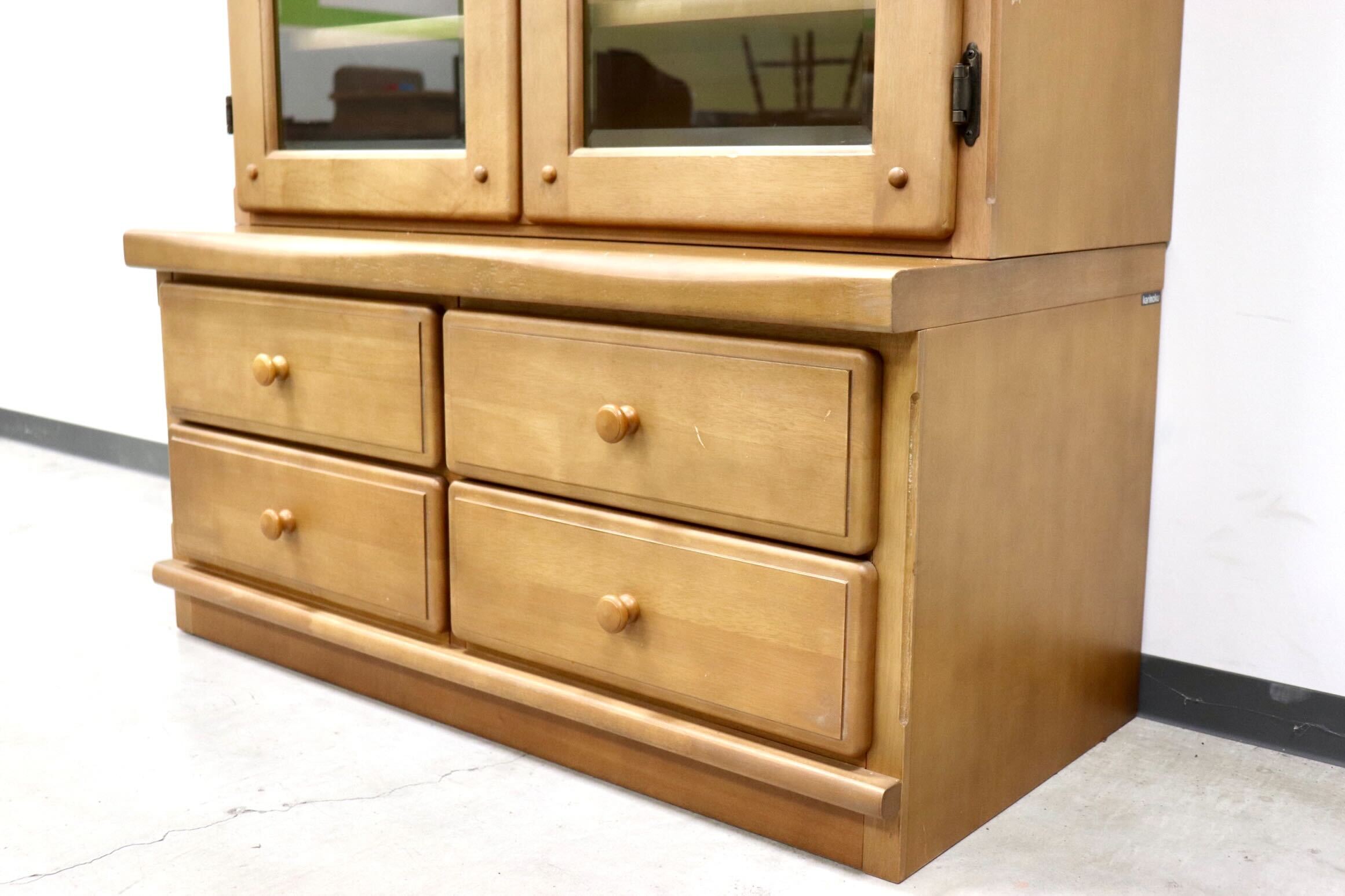 GMGK150○karimoku / カリモク RUSTIC ルスティック キャビネット 本棚 書棚 ブックシェルフ 飾り棚 収納棚 カントリー ナチュラル 廃番