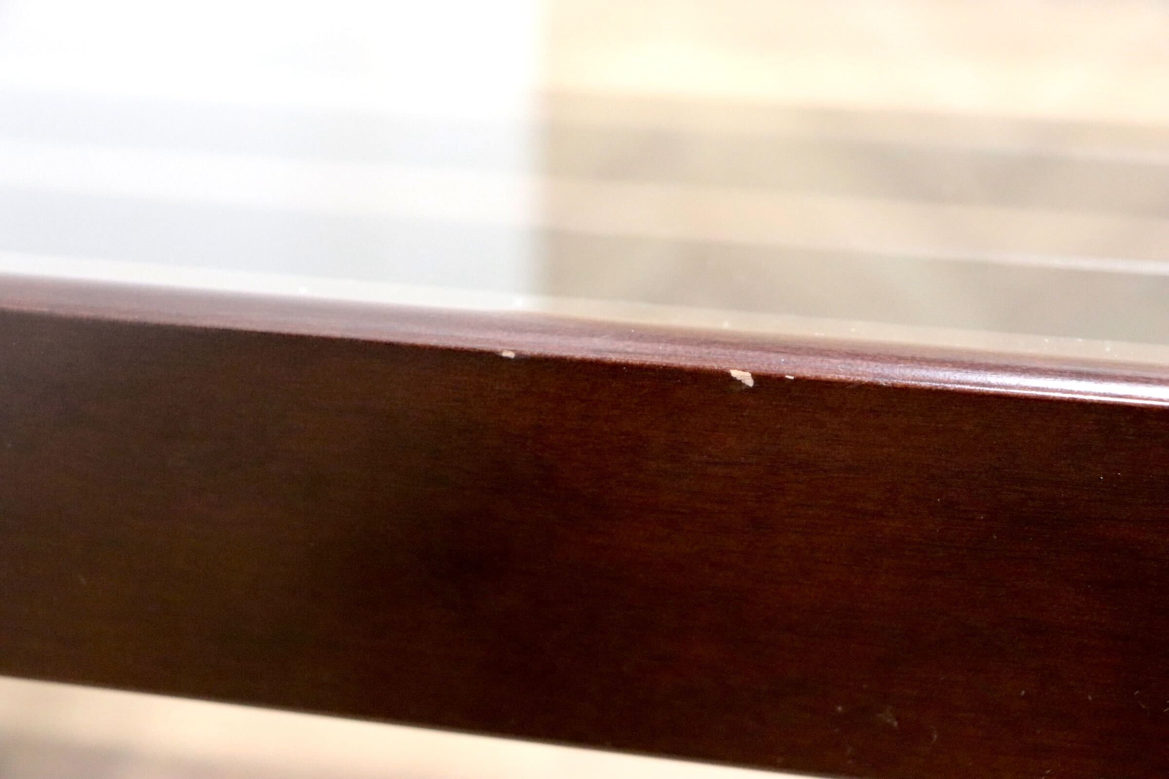 GMGF111○モリシゲ / MORISHIGE トレント サイドテーブル ガラステーブル スクエア 黒漆塗り 応接 和モダン IDC大塚家具 定価33万 展示品