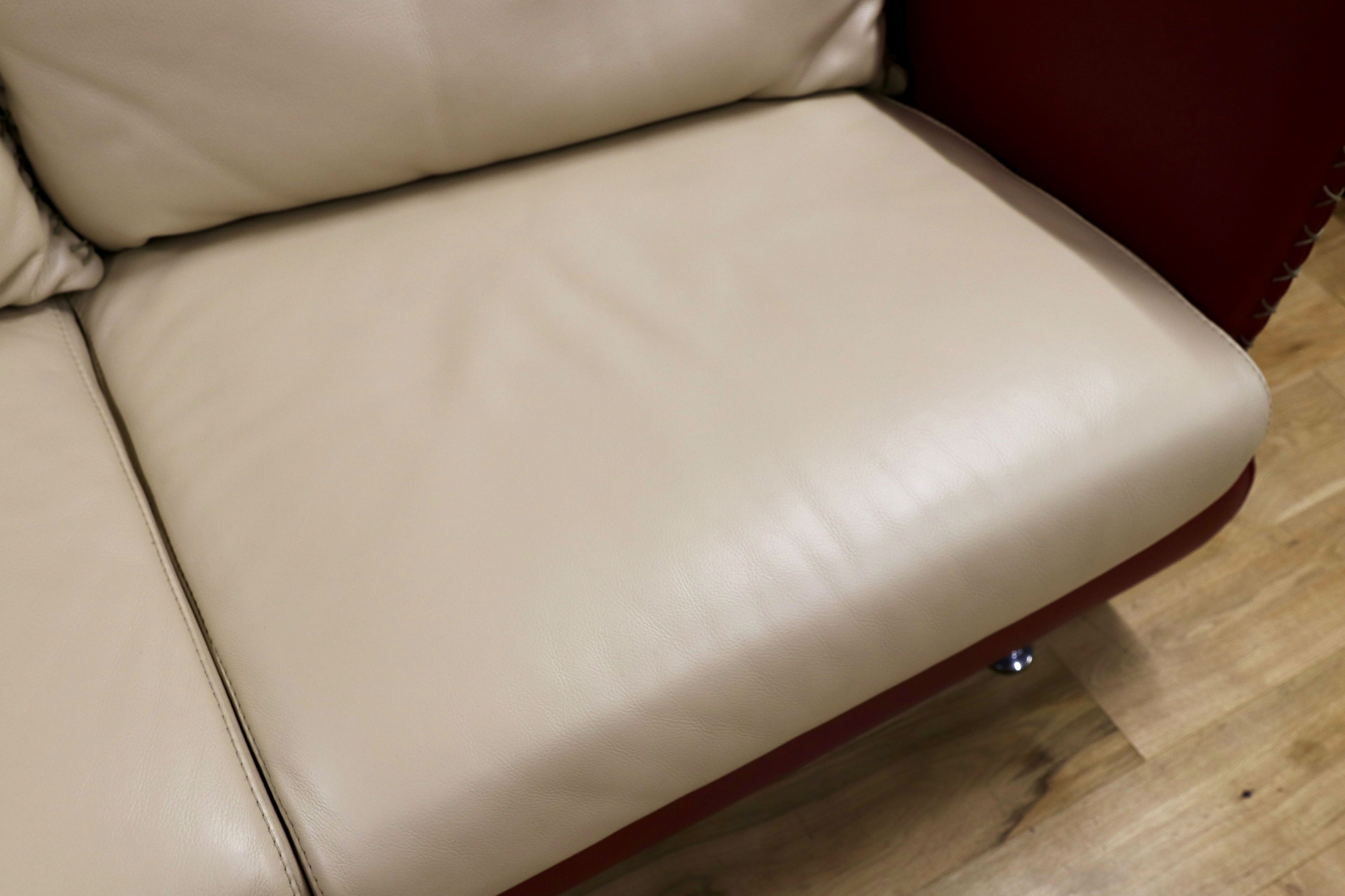 GMHK102○Formenti / フォルメンティ 2人掛けソファ ラブソファ イタリア製 本革 最高級 モダン 稀少 定価約100万 検)cassina b&b arflex