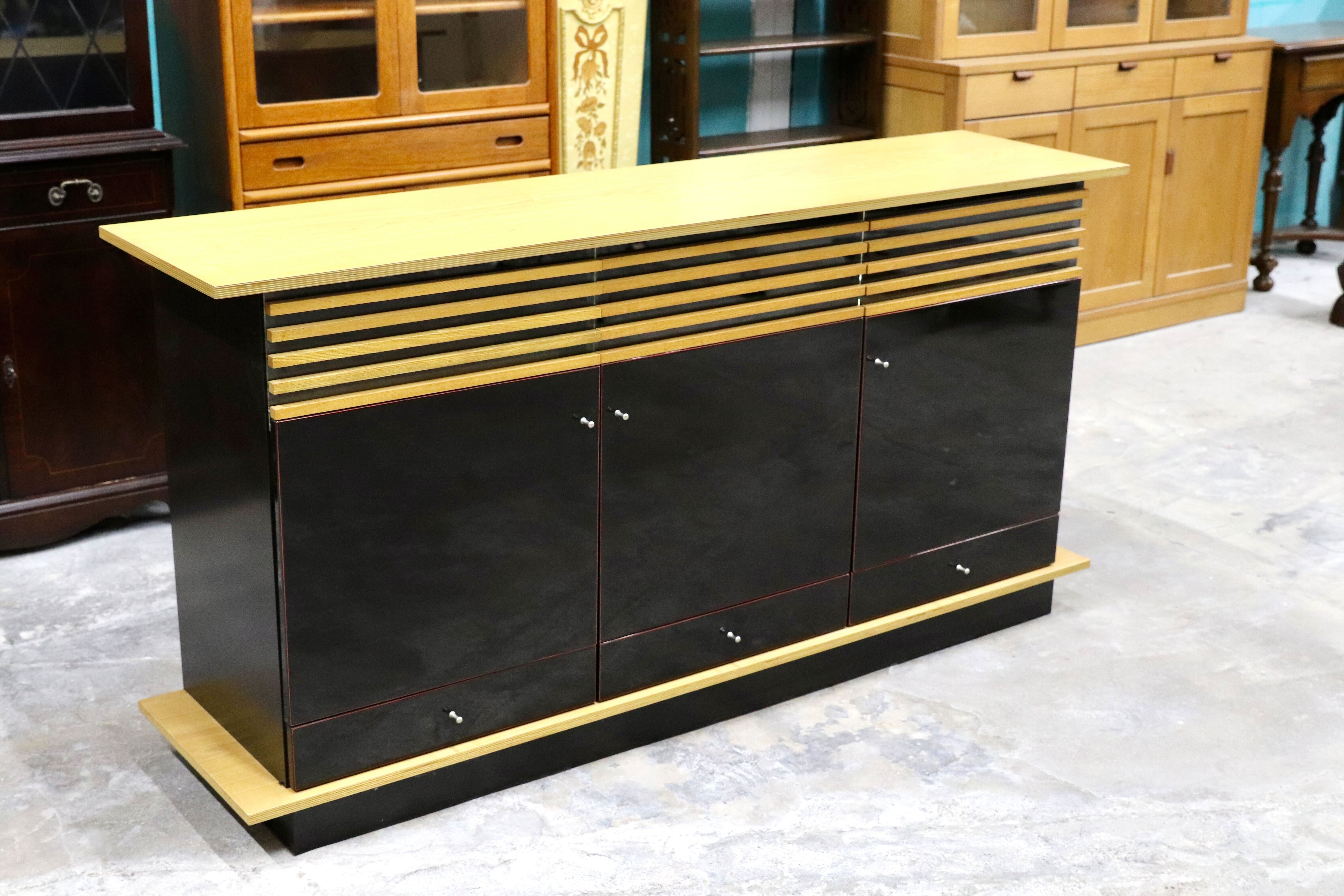 GMIS148○和製アンティーク レトロ 和モダン サイドボード リビングボード タモ材 クラシック 検)萩原 モリシゲ 大塚家具 松岡家具