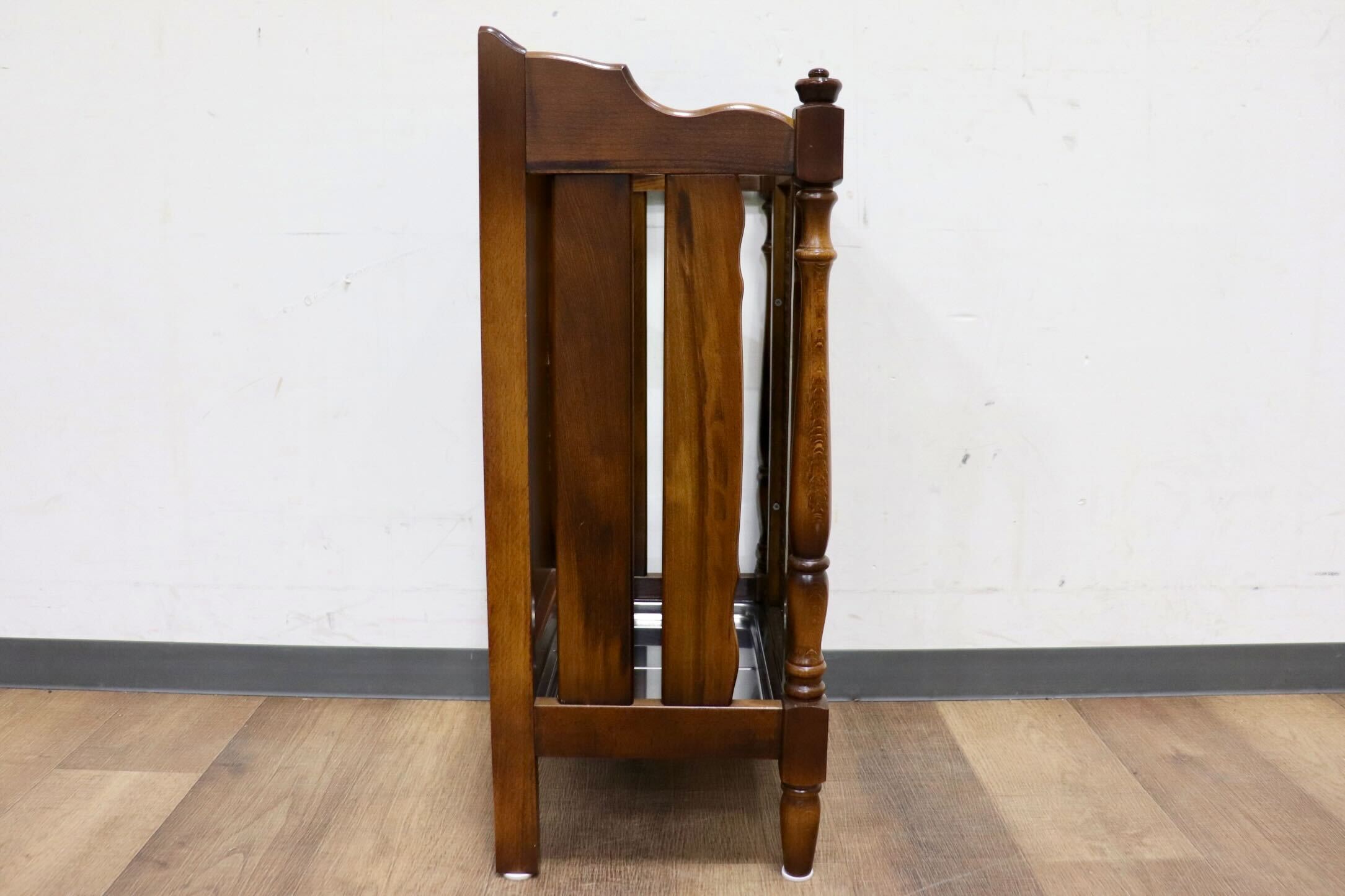 GMHS279E○karimoku / カリモク 傘立て アンブレラスタンド 玄関収納 収納家具 ラタン 籐 ブナ材 レトロ カントリー 国産家具