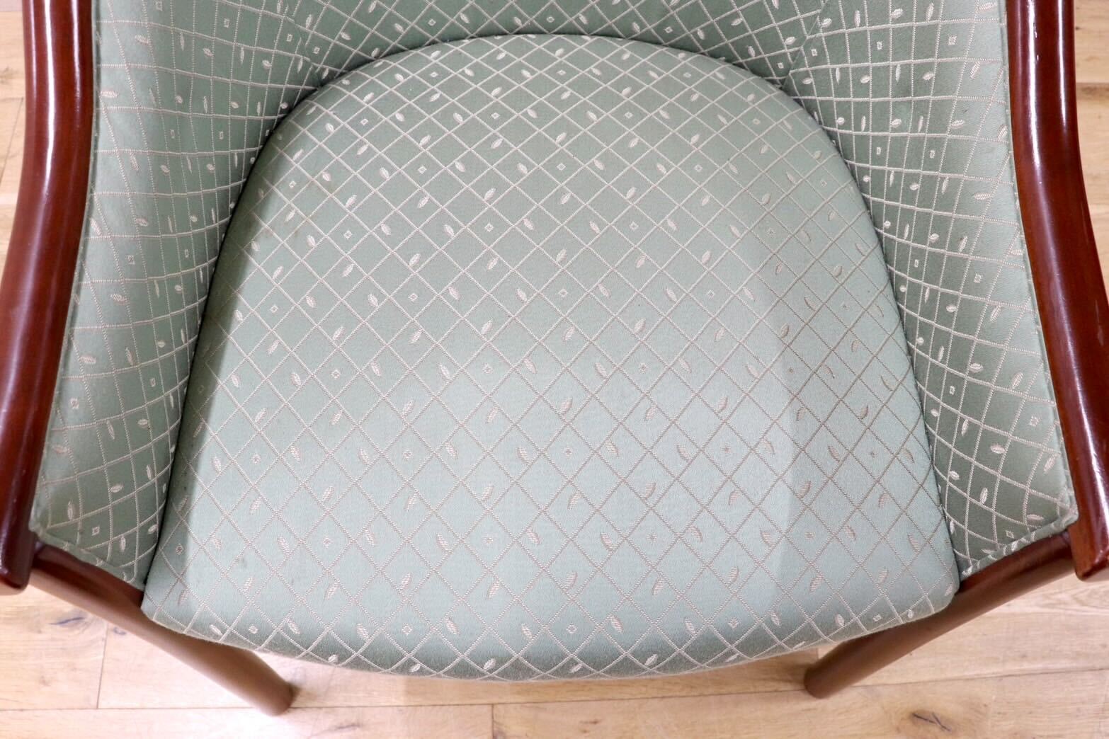 GMHK98○クラシック アームチェア ラウンジチェア ダイニングチェア 椅子 ファブリック