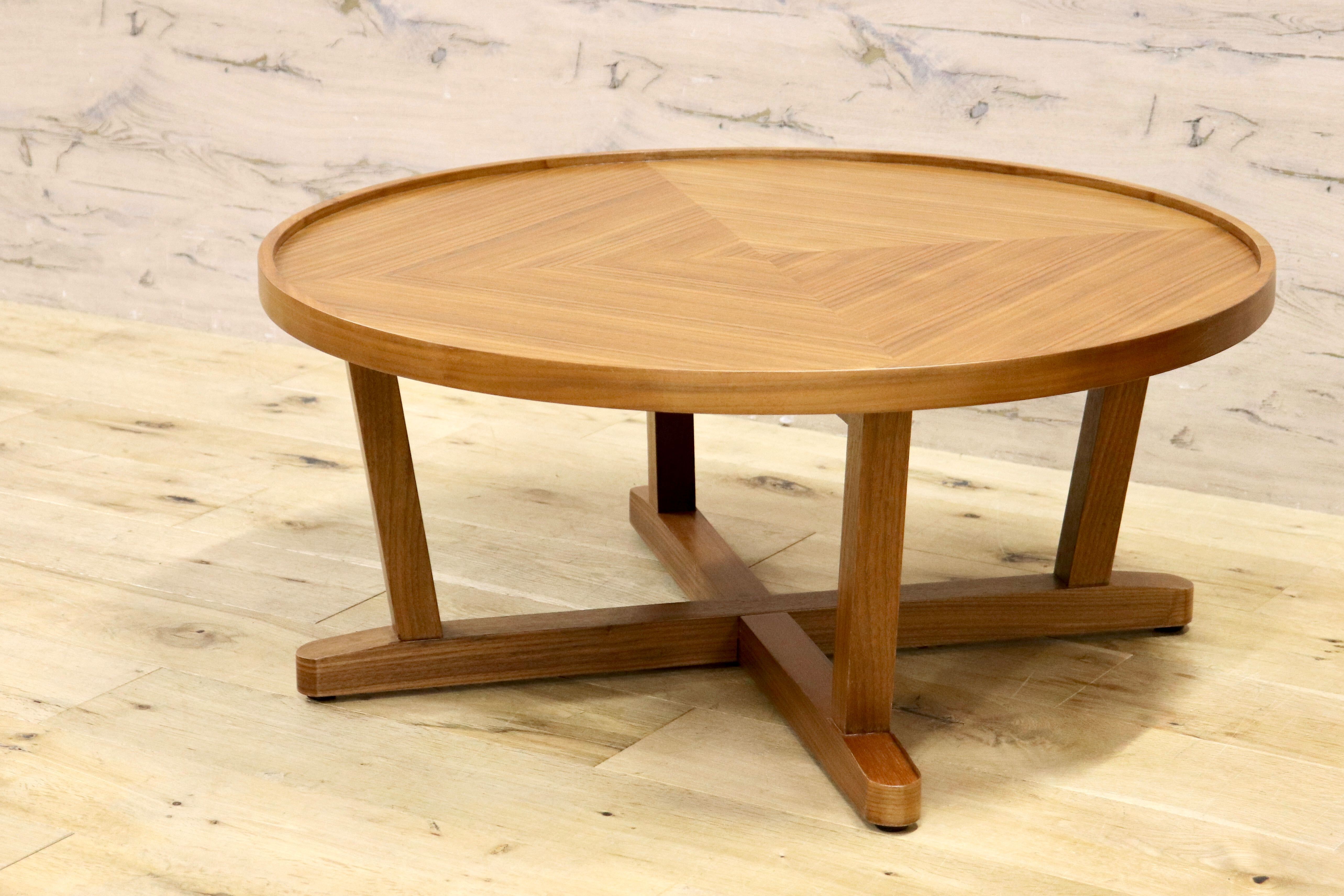 GMIS304A○CHERRY / チェリー 桜屋工業 リビングテーブル ラウンドテーブル 丸テーブル ローテーブル 座卓 ナチュラル 木製家具 定価約5万