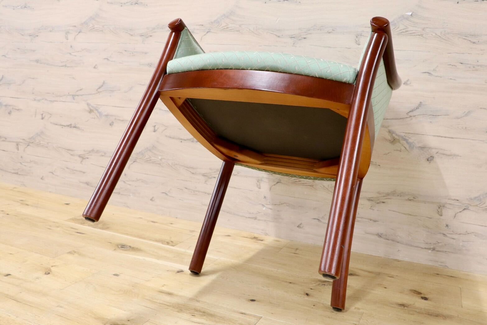 GMHK98○クラシック アームチェア ラウンジチェア ダイニングチェア 椅子 ファブリック