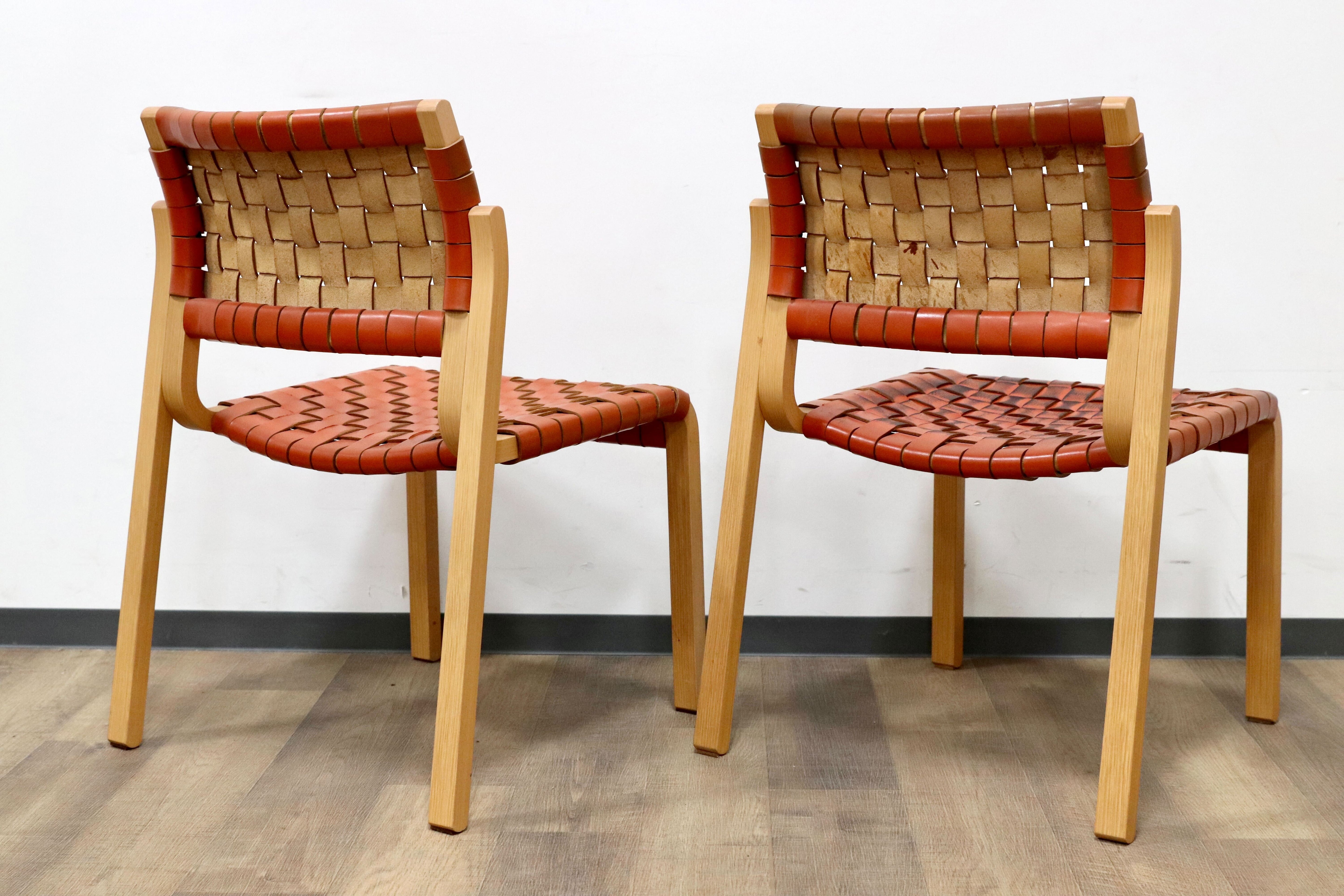 GMGN514C○arflex / アルフレックス NTチェア アームチェア 椅子 革張り 川上元美 イタリア モダン ヴィンテージ 約30万 2脚セット