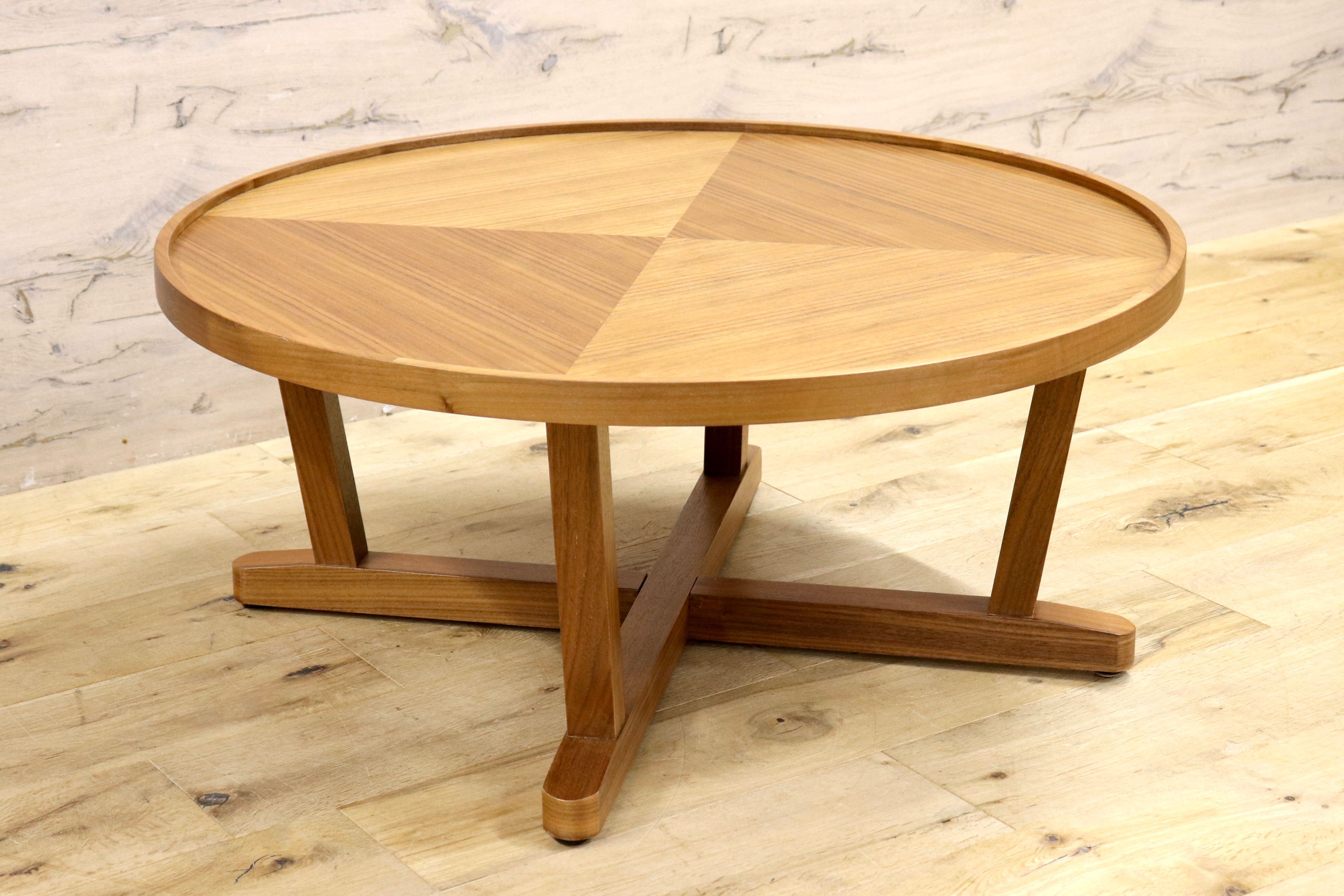 GMIS304A○CHERRY / チェリー 桜屋工業 リビングテーブル ラウンドテーブル 丸テーブル ローテーブル 座卓 ナチュラル 木製家具 定価約5万