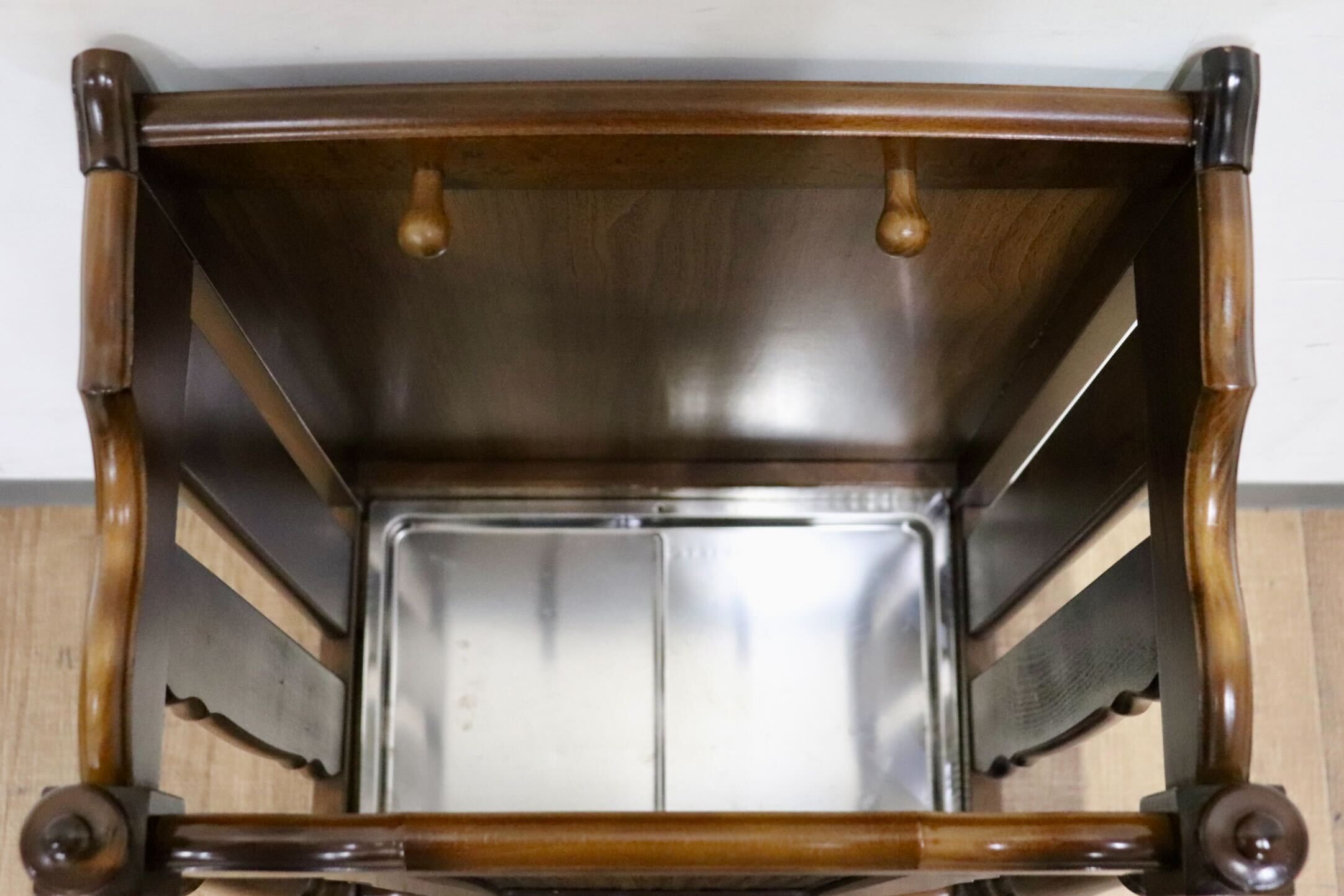 GMHS279E○karimoku / カリモク 傘立て アンブレラスタンド 玄関収納 収納家具 ラタン 籐 ブナ材 レトロ カントリー 国産家具