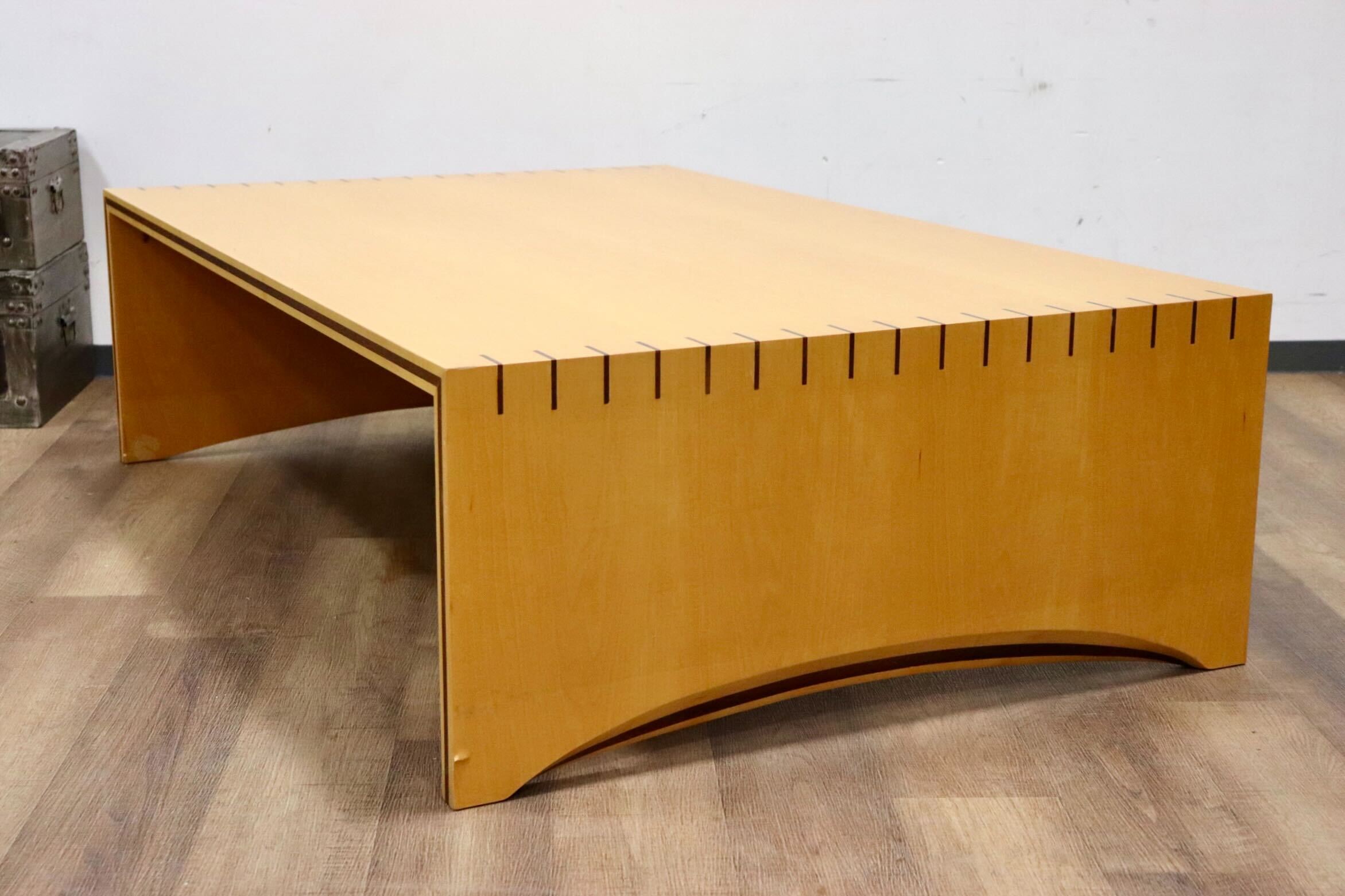 GMHK744○イタリアモダン リビングテーブル センターテーブル コーヒーテーブル 座卓 ローテーブル ビーチ材 ナチュラル 検)arflex