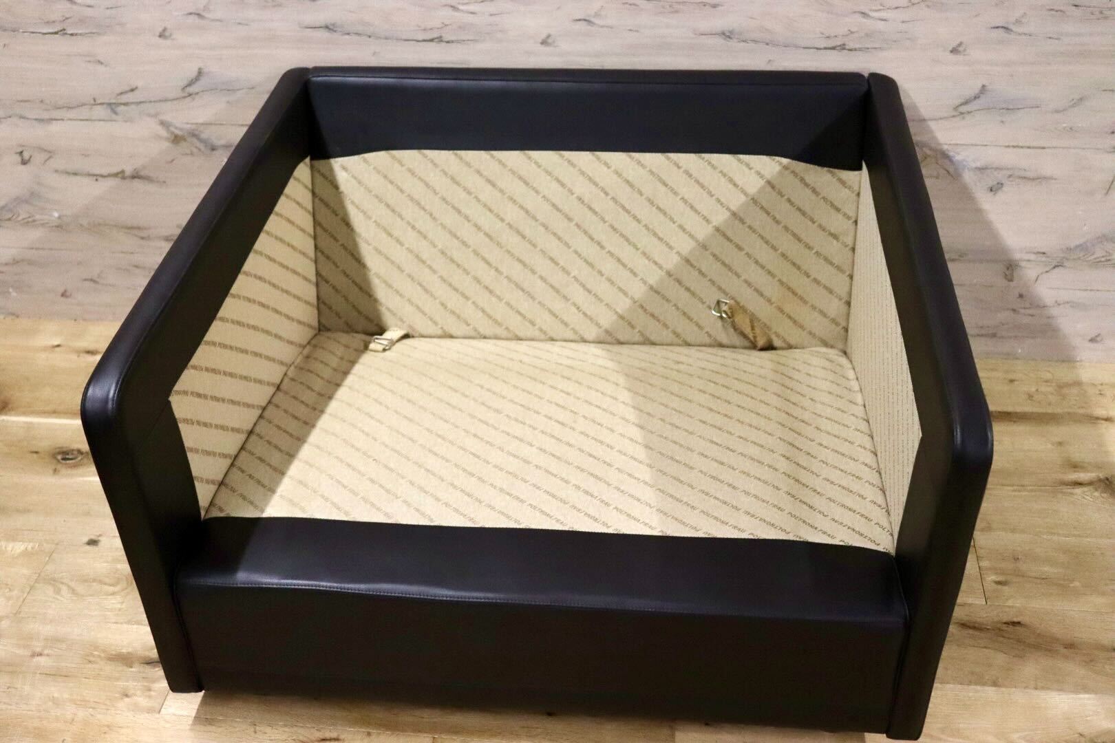 GMHN201B○PoltronaFrau / ポルトローナフラウ 1人掛けソファ シングルソファ イタリア製 総革 ダークブラウン IDC大塚家具 定価約150万