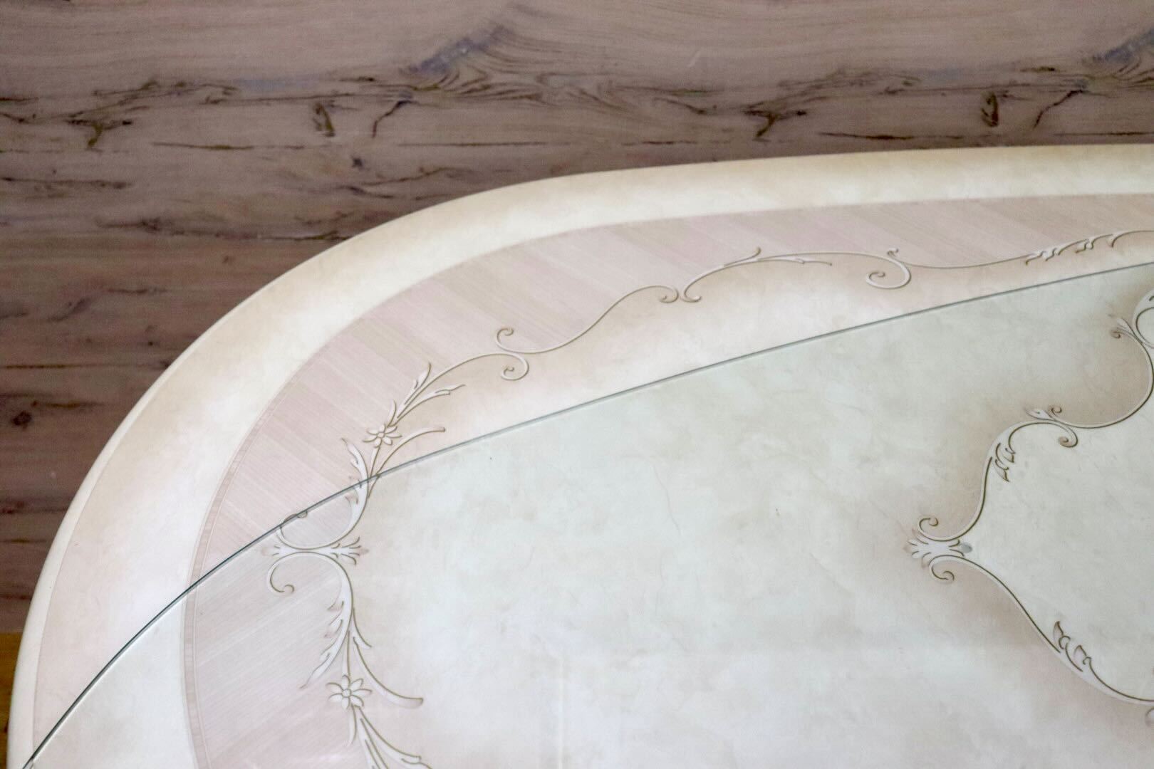 GMHH119○morello gianpaolo / モレロジャンパウロ ダイニングテーブル 食卓テーブル イタリア家具 ヨーロピアン アンティーク 輸入家具