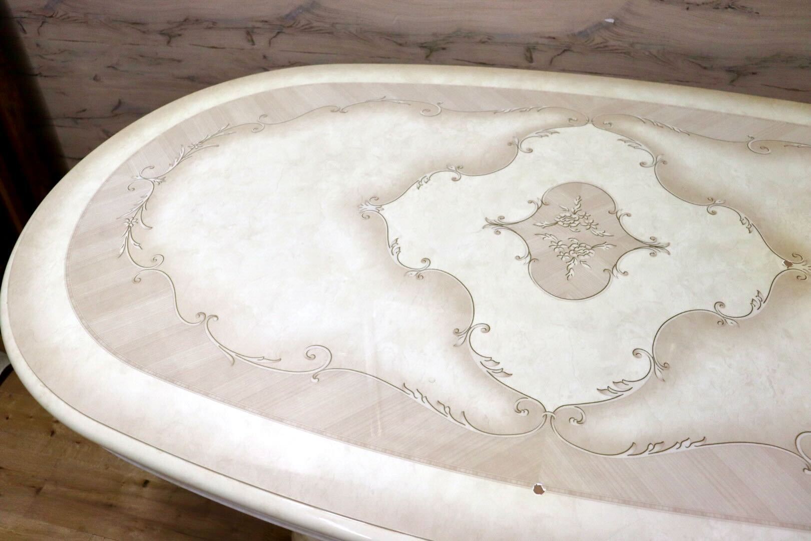 GMHH119○morello gianpaolo / モレロジャンパウロ ダイニングテーブル 食卓テーブル イタリア家具 ヨーロピアン アンティーク 輸入家具