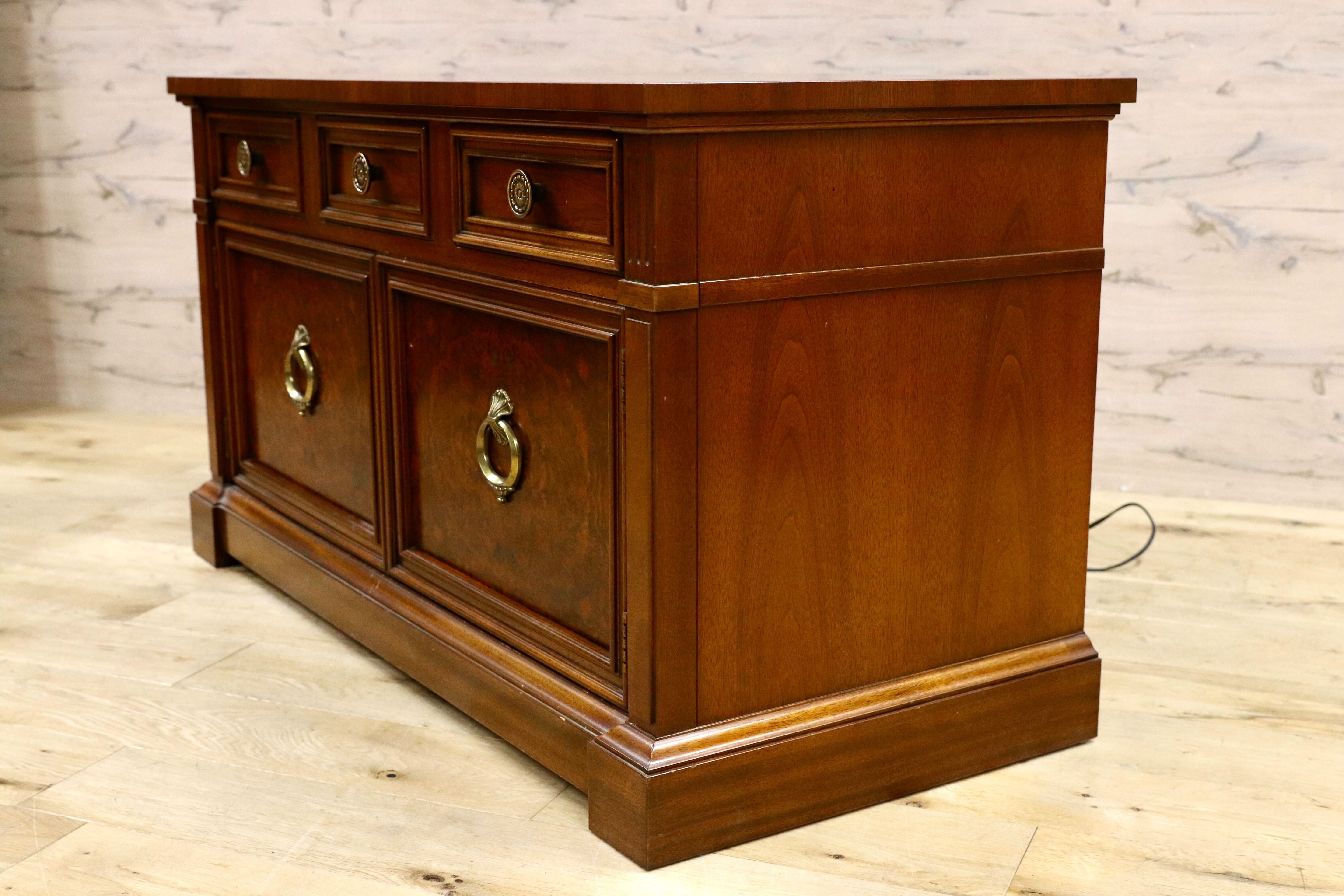 GMIS422○DREXEL HERITAGE / ドレクセルヘリテイジ Francesca フランチェスカ テレビボード オーディオボード ヴィンテージ 約90万 稀少