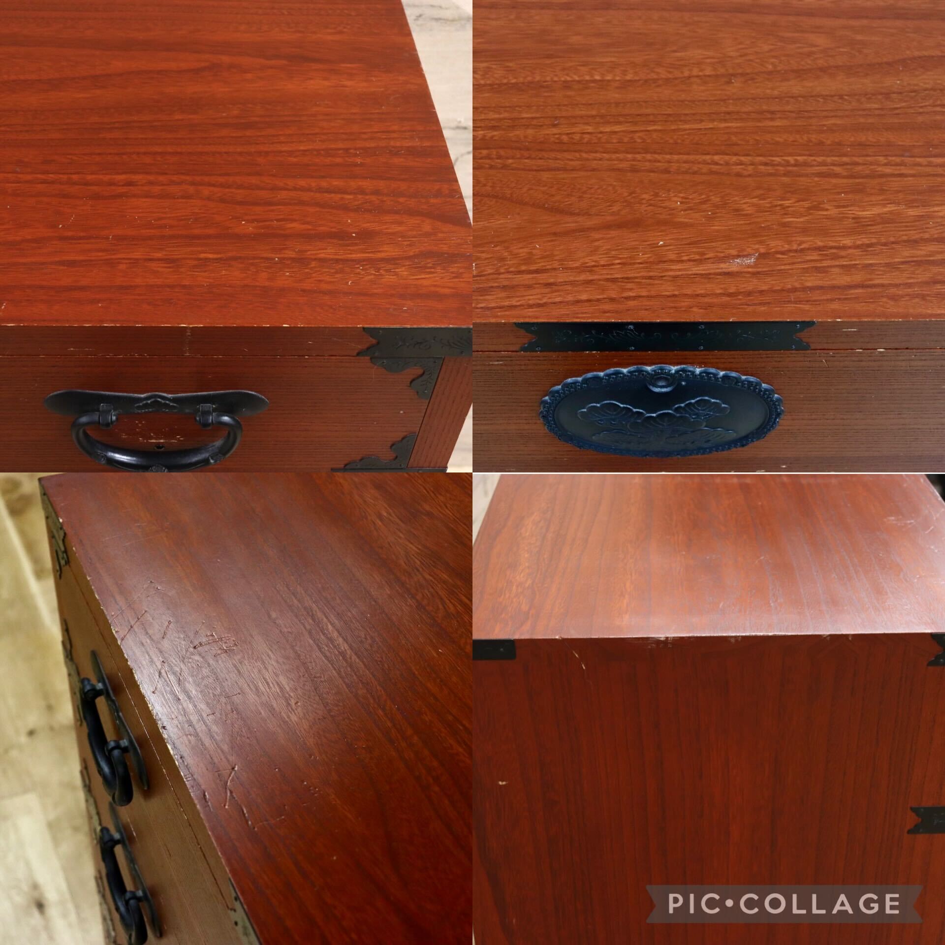 GMHS204○民藝家具 時代箪笥 整理箪笥 和箪笥 タンス レトロ 和モダン 収納家具 和家具 和室 座敷 古民家 チェスト アンティーク