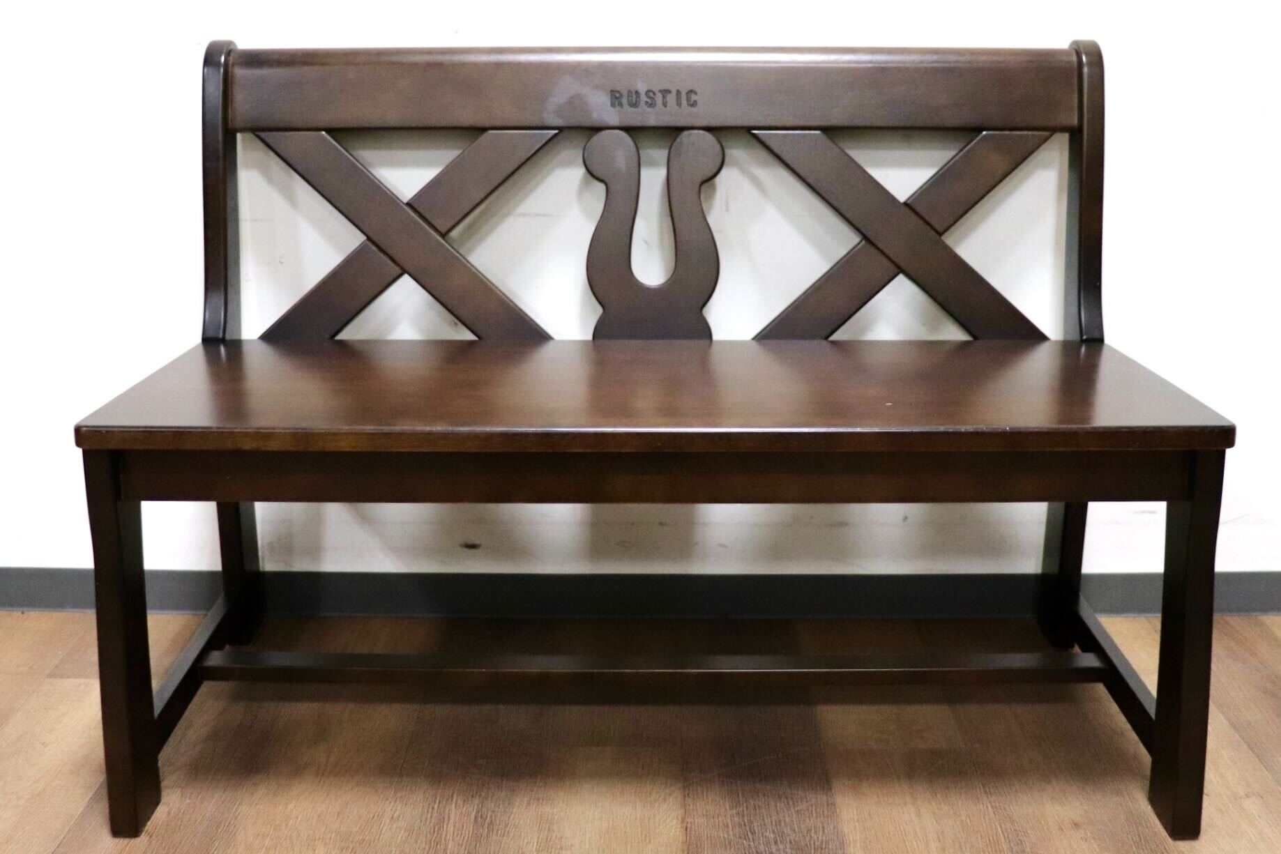 GMHH440A○karimoku / カリモク RUSTIC ルスティック ベンチ ダイニングチェア 椅子 レトロ カントリー 人気廃番 国産家具