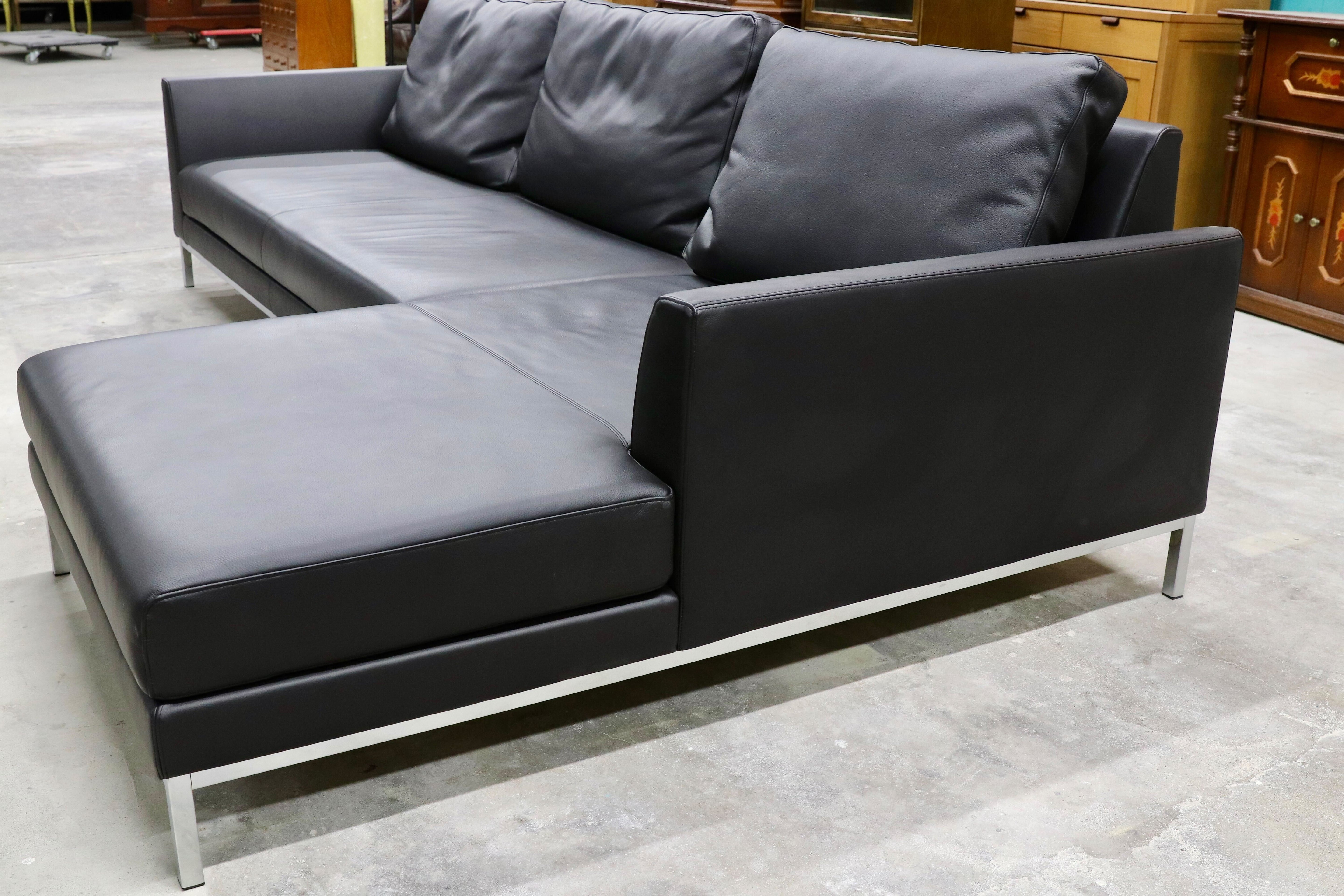 GMHK616○HUKLA / フクラ VALIANT ヴァリアント 本革 レザー カウチソファ リビングソファ 最高級 総額約271万 モデルルーム展示品