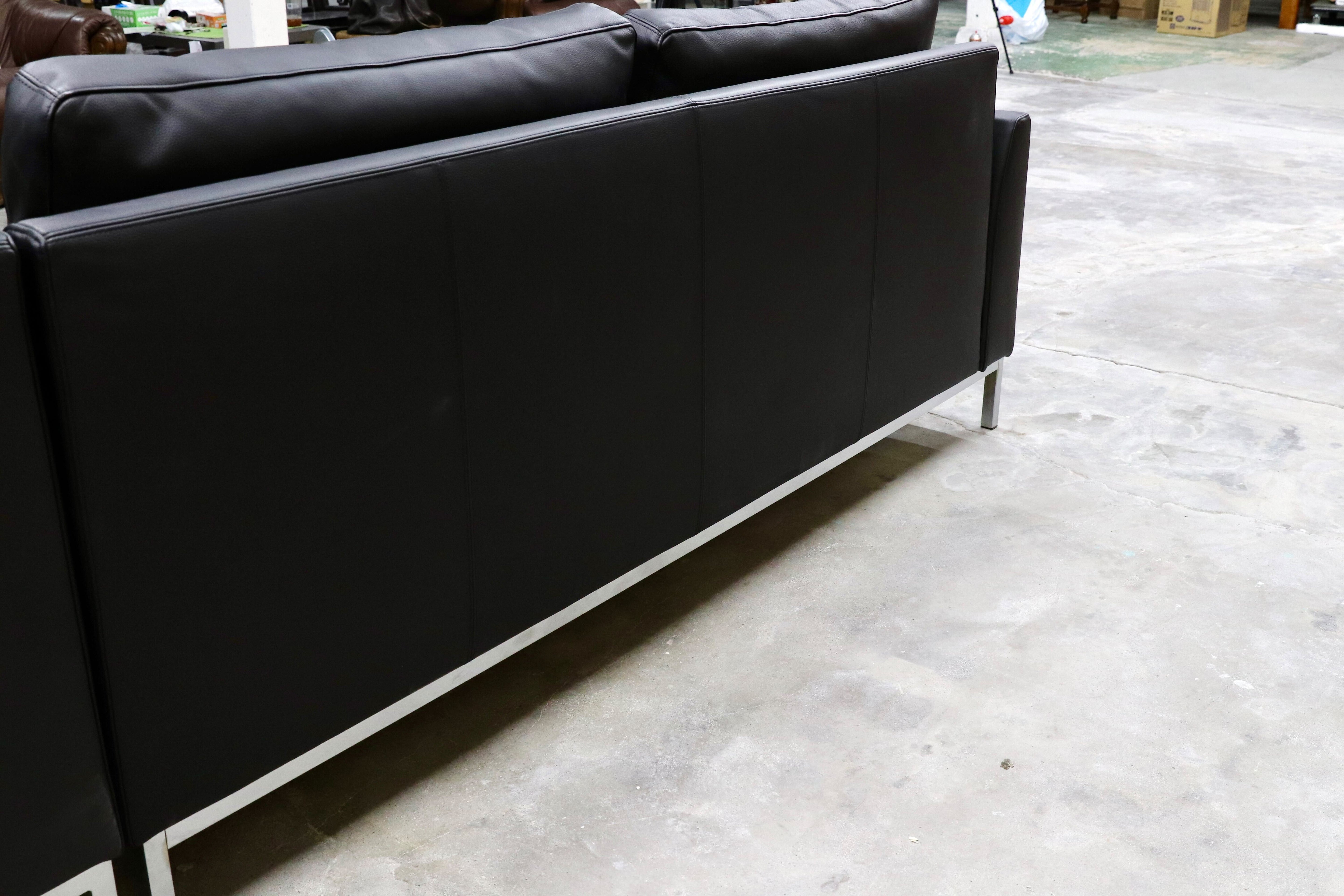 GMHK616○HUKLA / フクラ VALIANT ヴァリアント 本革 レザー カウチソファ リビングソファ 最高級 総額約271万 モデルルーム展示品