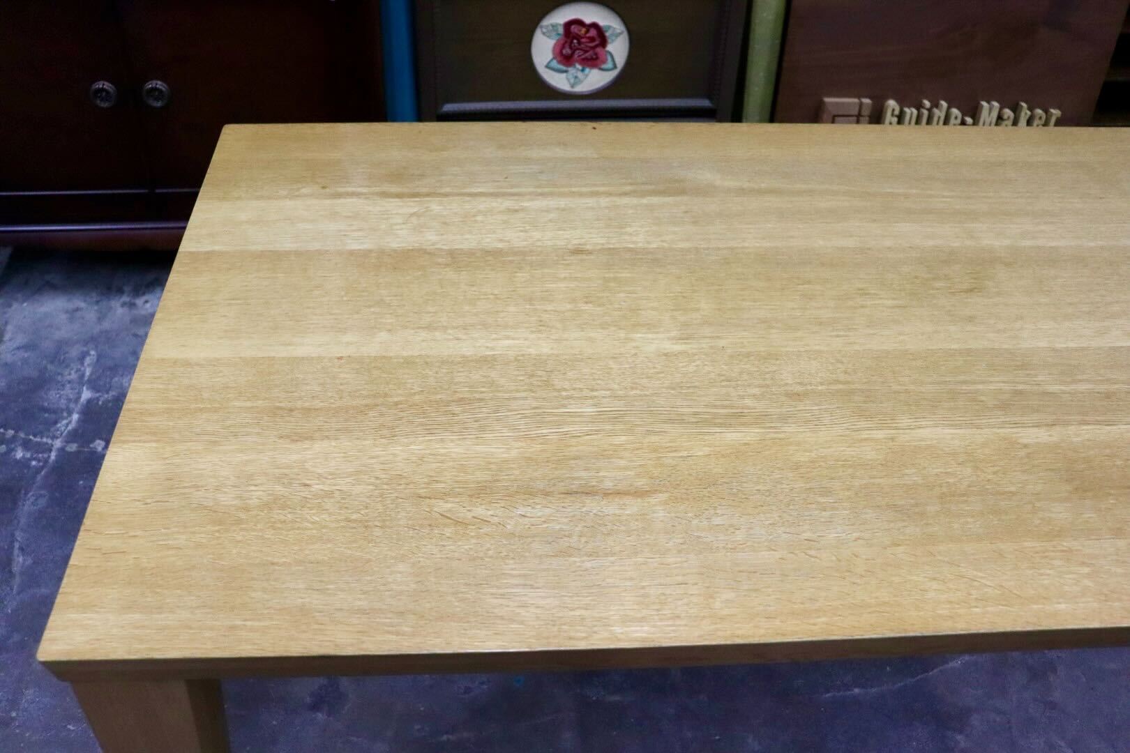 GMIH531○日進木工 / nissin ダイニングテーブル 食卓テーブル 作業台 楢材 無垢 北欧スタイル ナチュラル 机 モダン 国産家具