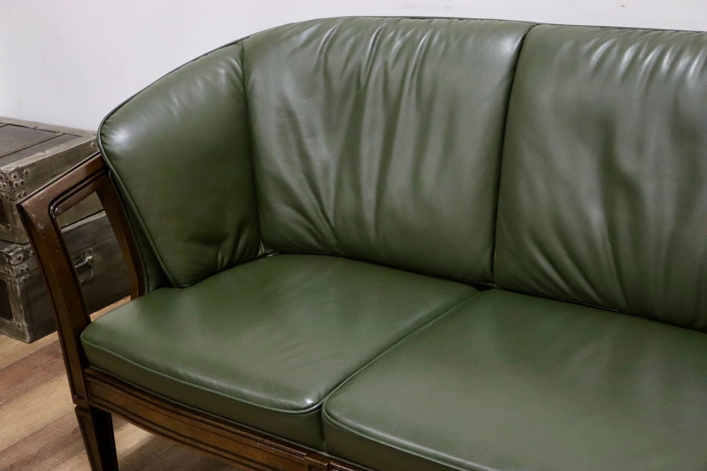 GMHK855○maruni / マルニ ROYAL ロイヤル 地中海 シャルル 3人掛けソファ トリプルソファ 本革 クラシック マルニ最高峰 定価約85万