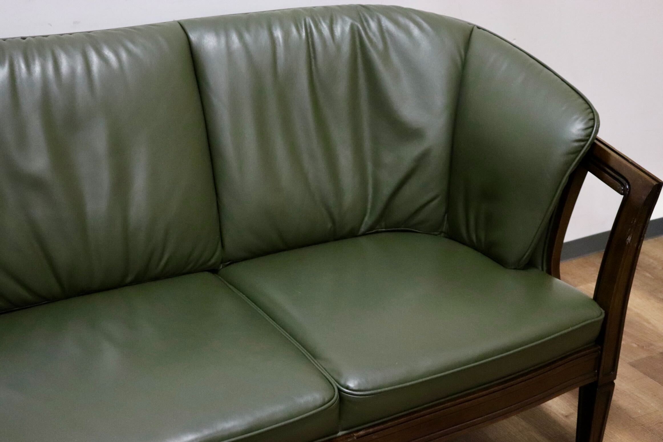 GMHK855○maruni / マルニ ROYAL ロイヤル 地中海 シャルル 3人掛けソファ トリプルソファ 本革 クラシック マルニ最高峰 定価約85万