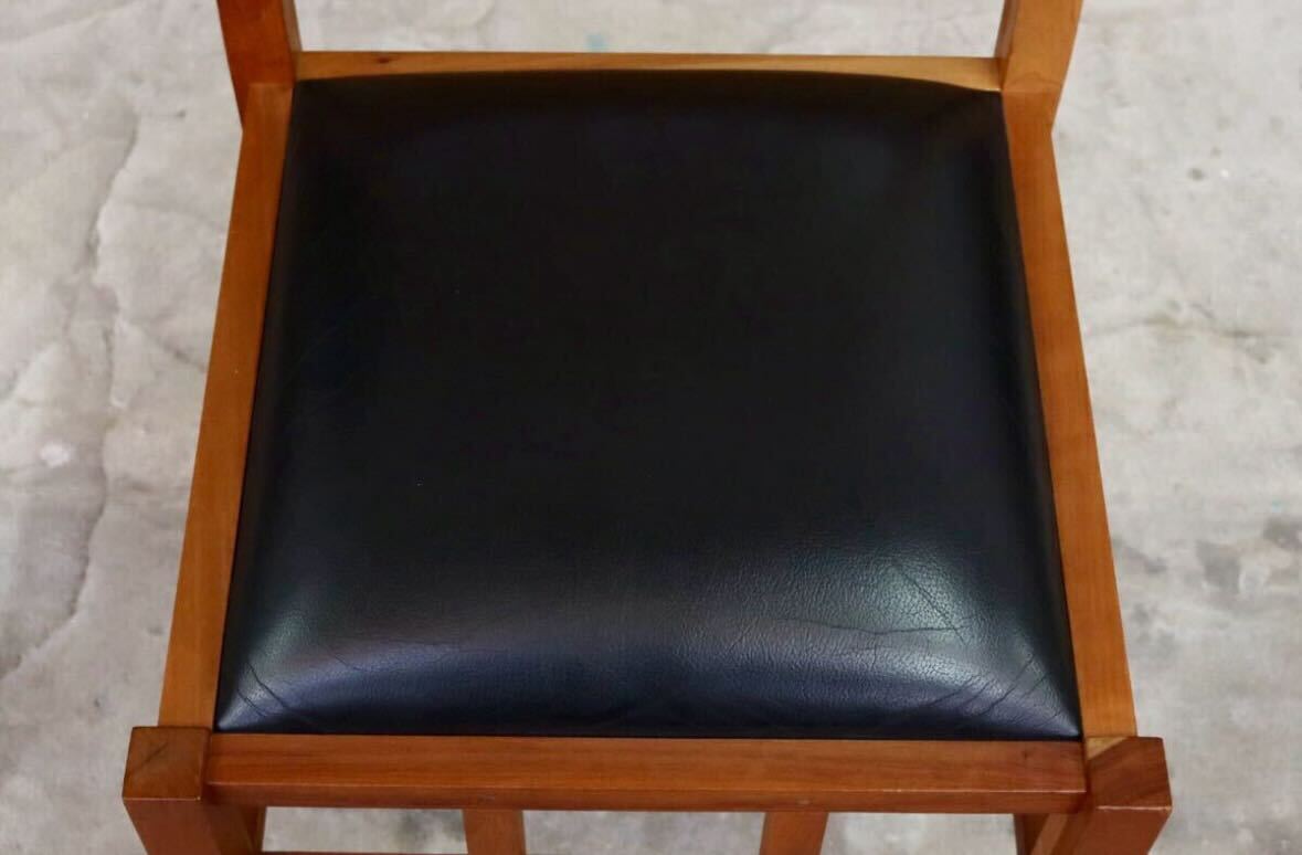 GMIK36D○JOHN KELLY / ジョン・ケリー J1スピンドルチェア ダイニングチェア 椅子 木製 ブラックチェリー材 本革 クラシック アンティーク