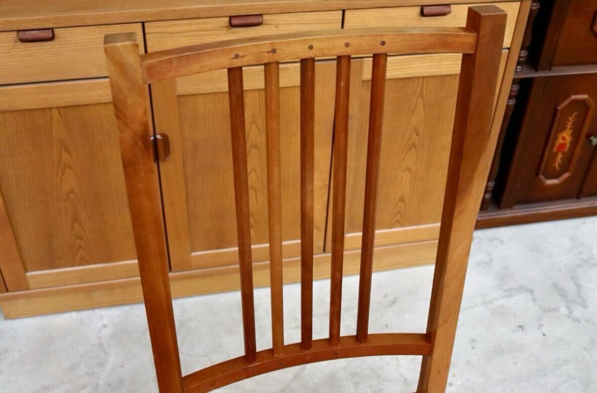 GMIK36D○JOHN KELLY / ジョン・ケリー J1スピンドルチェア ダイニングチェア 椅子 木製 ブラックチェリー材 本革 クラシック アンティーク