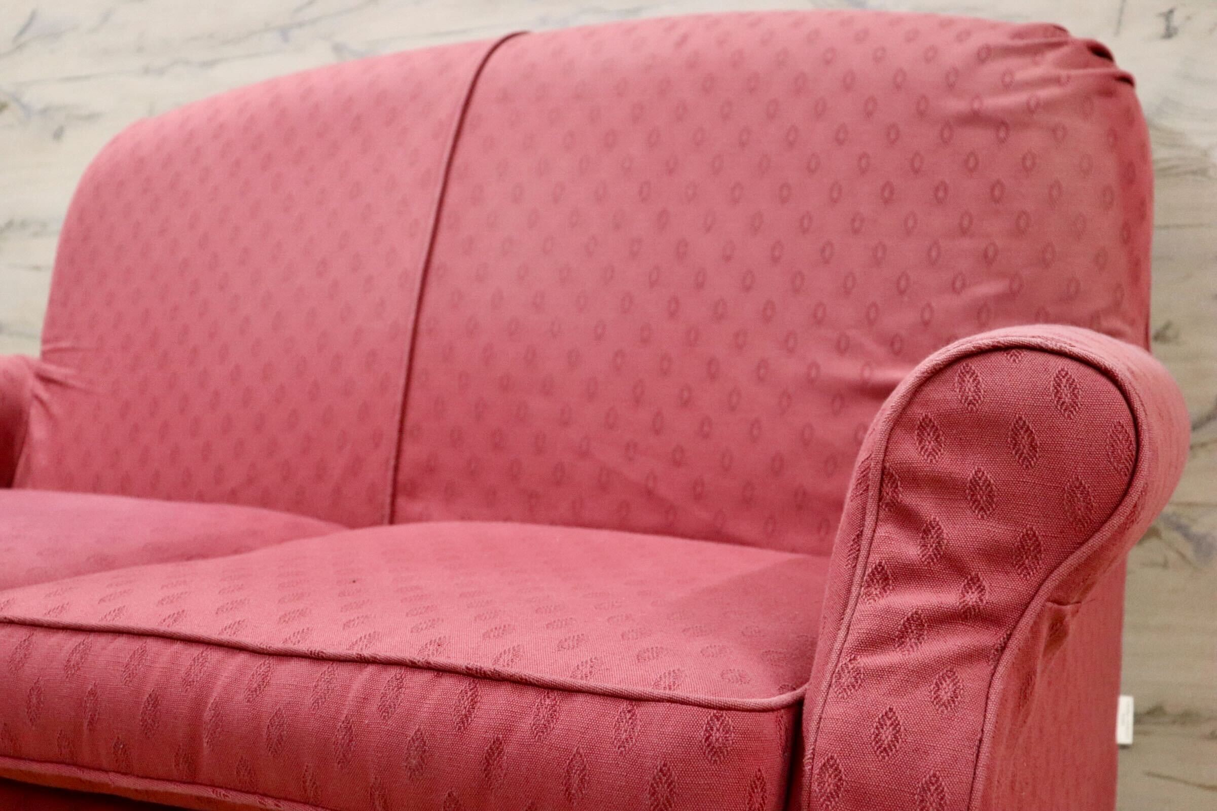 GMHK351○LAURA ASHLEY HOME / ローラアシュレイホーム 2人掛けソファ ラブソファ 長椅子 ファブリック カバーリング モダン エレガント