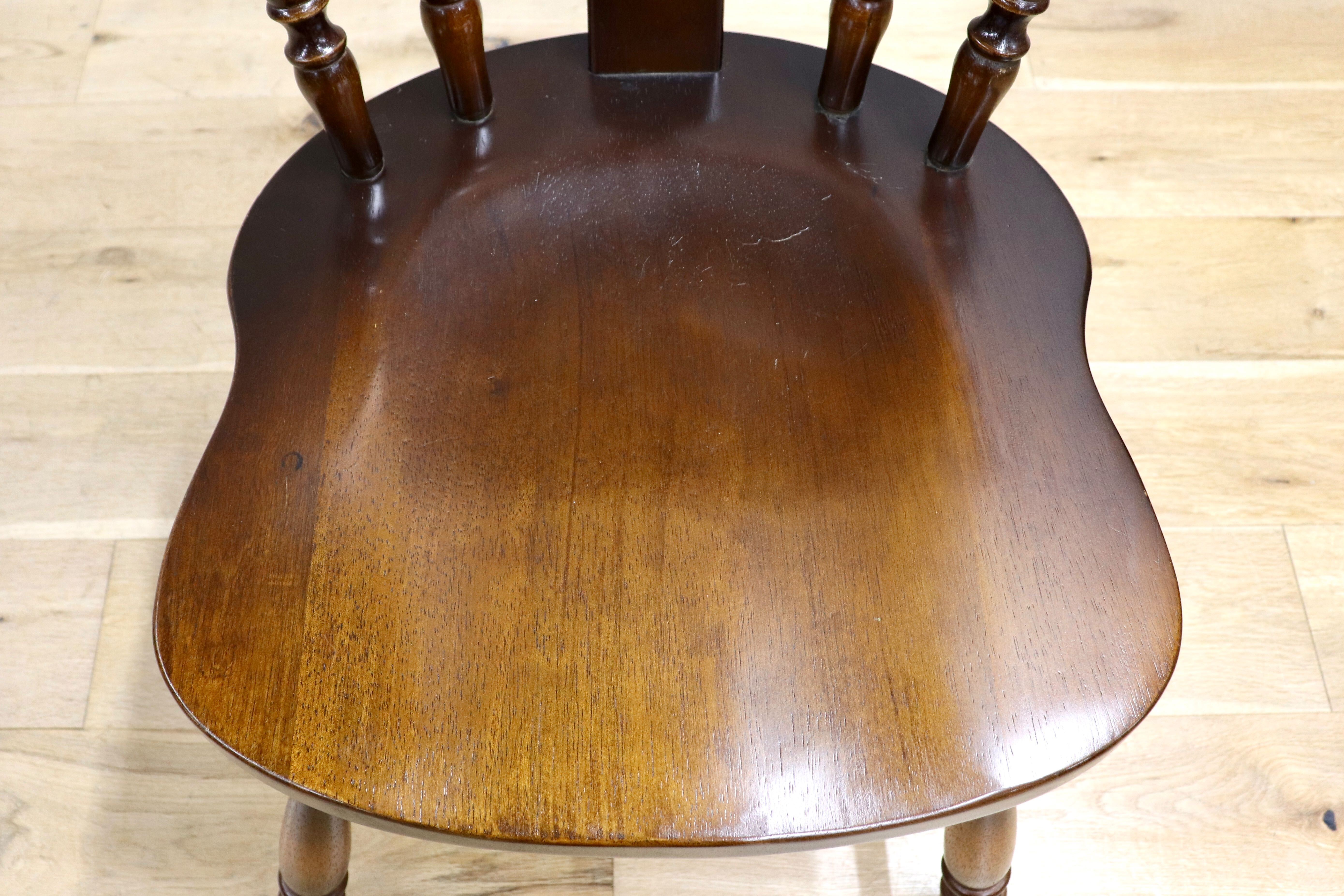 GMIK559○飛騨産業 / HIDA キツツキ 穂高 ダイニングチェア ウィンザーチェア 椅子 クラシック アンティーク ヴィンテージ 木製家具