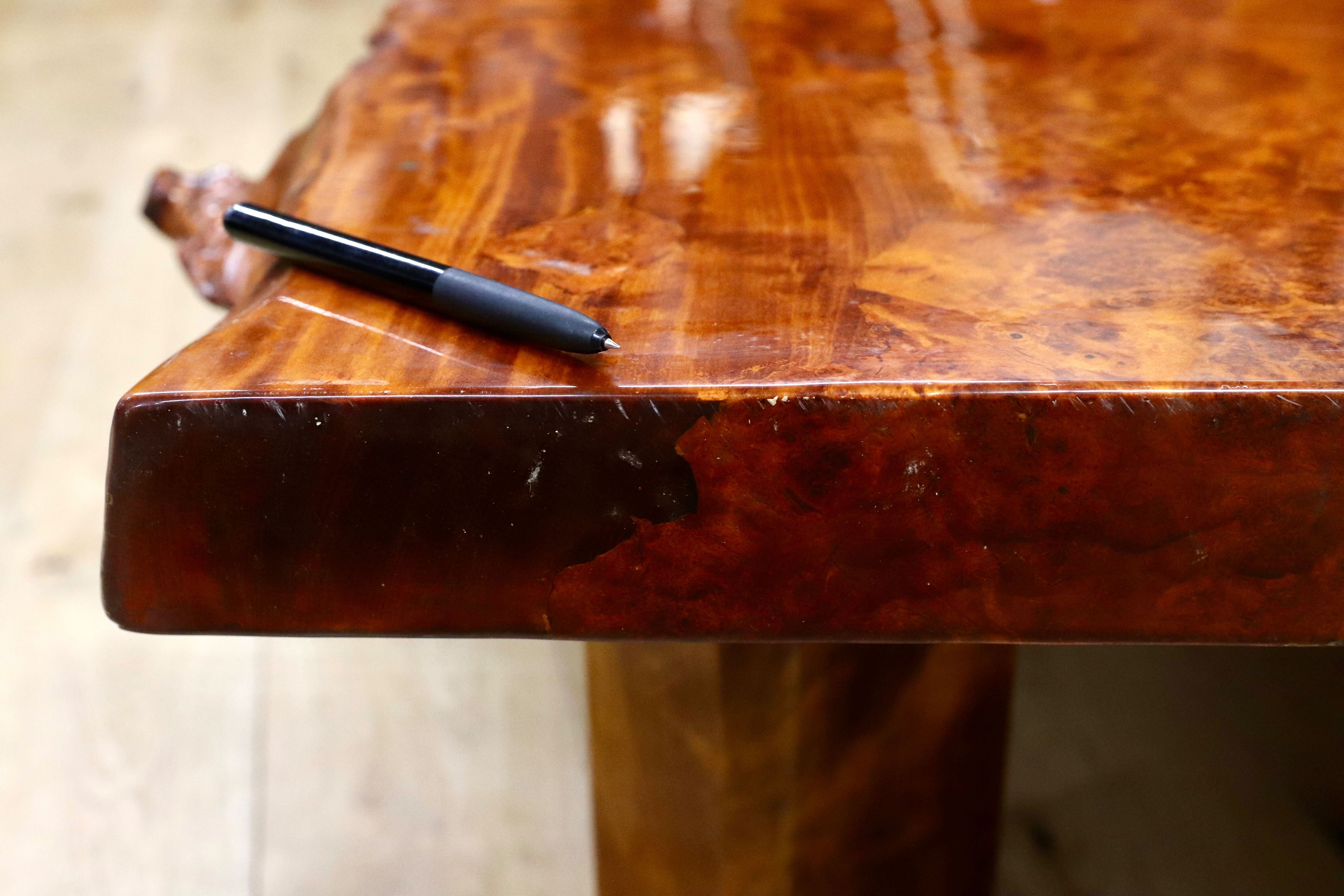 GMIH384○花梨材 座卓 リビングテーブル ローテーブル センターテーブル 瘤杢 バール杢 最高級 和室 座敷 和家具 レトロ アンティーク