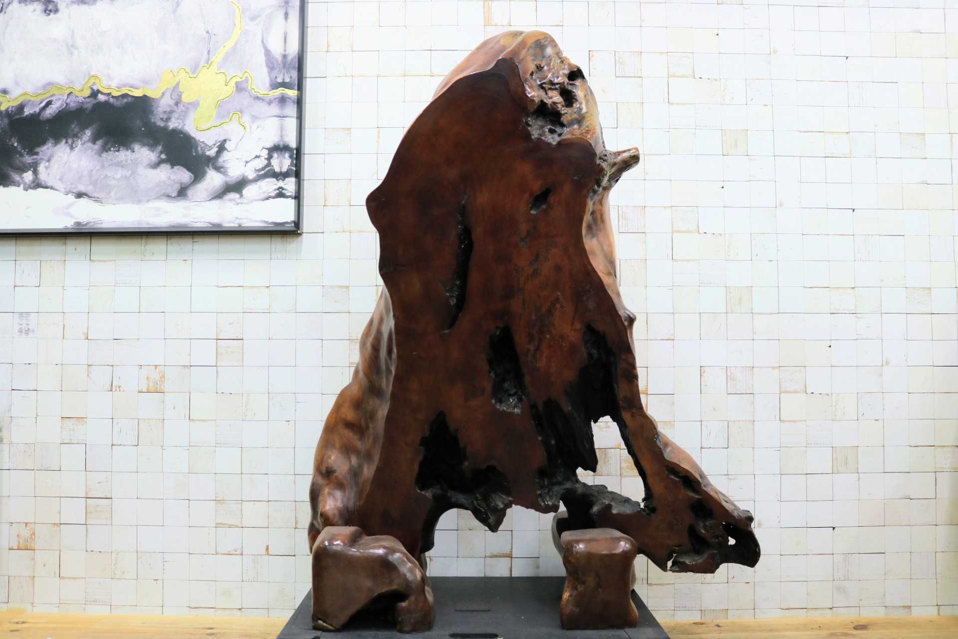 GMIK131◯衝立 天然木 置物 オブジェ 飾り物 間仕切り インテリア アート 玄関 和室 座敷 古民家 和モダン