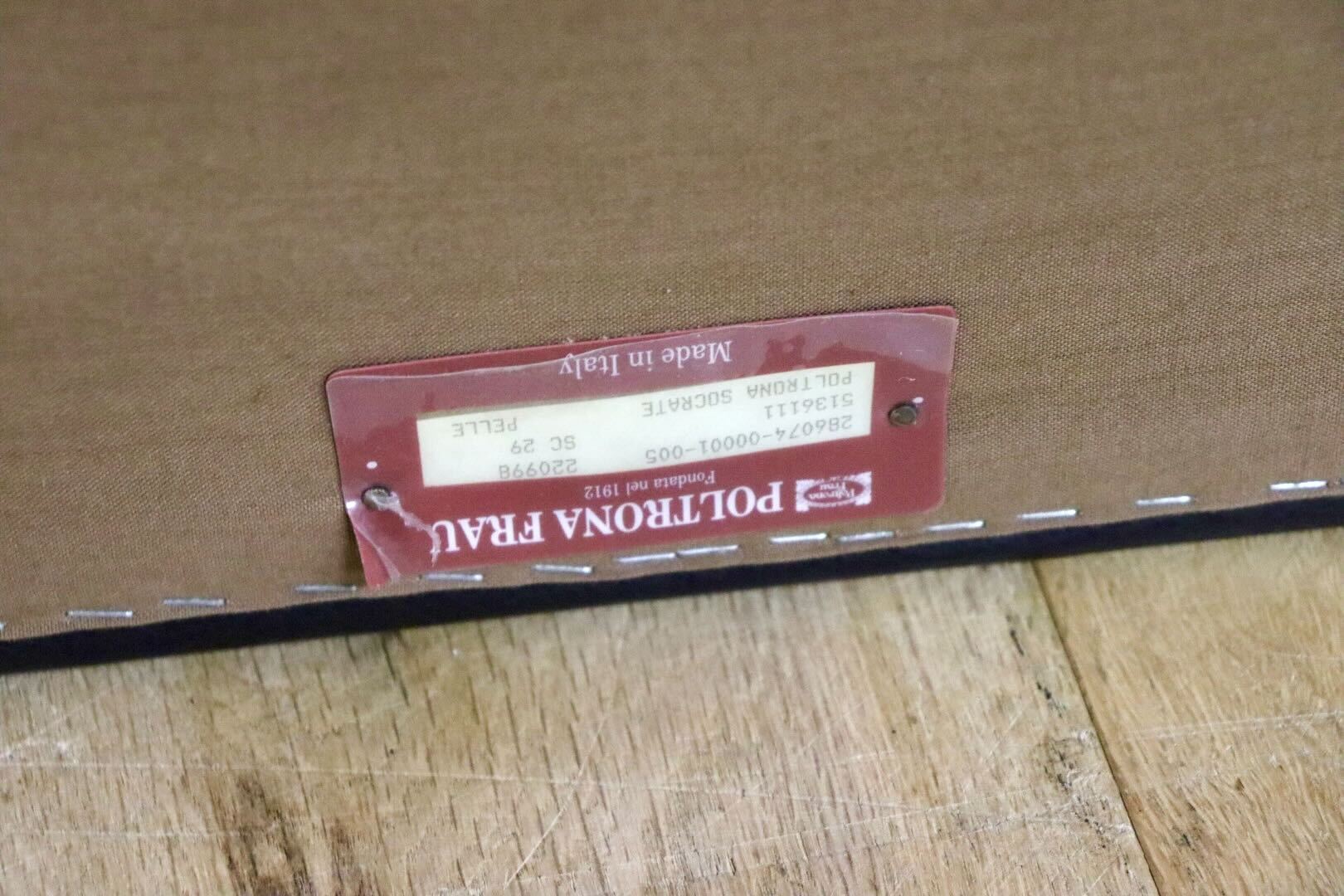 GMHN201D○PoltronaFrau / ポルトローナフラウ 1人掛けソファ シングルソファ イタリア製 総革 ダークブラウン IDC大塚家具 定価約150万